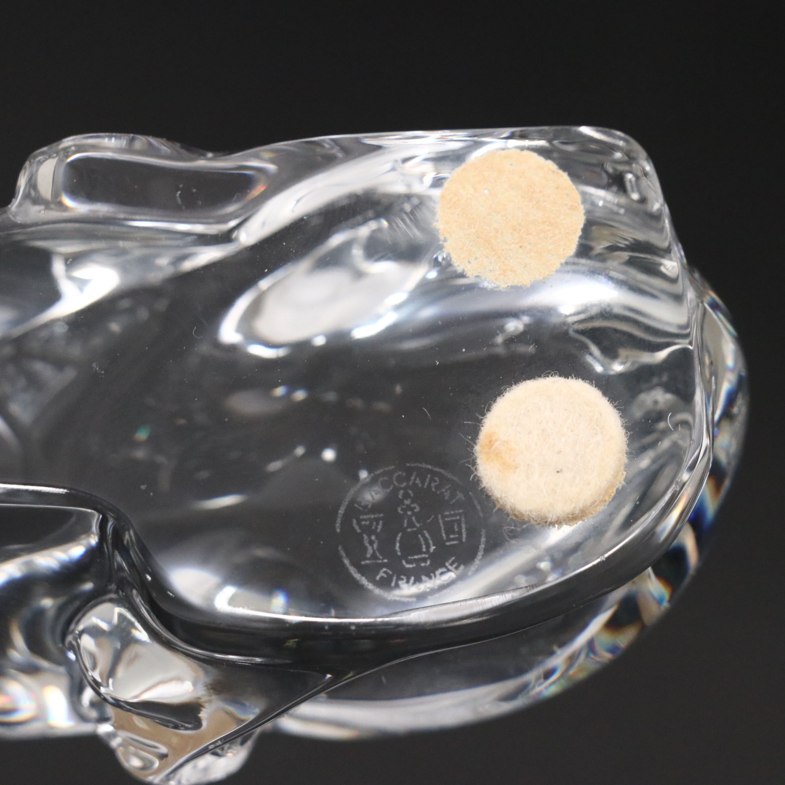 Baccarat Crystal Glass Unicorn, Mid to Late 20th Century