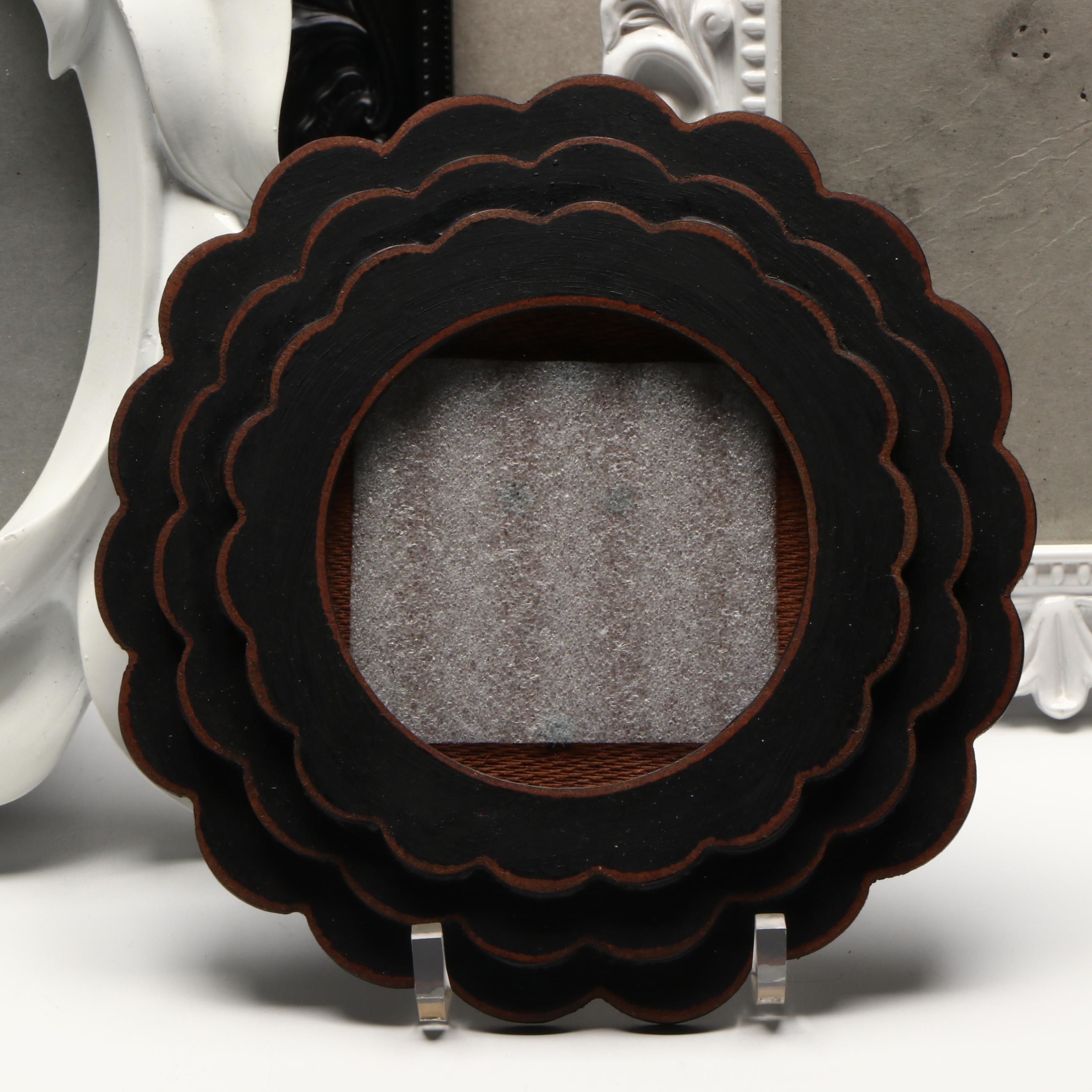 Black and White Striped, Rustic and More Contemporary Picture Frames