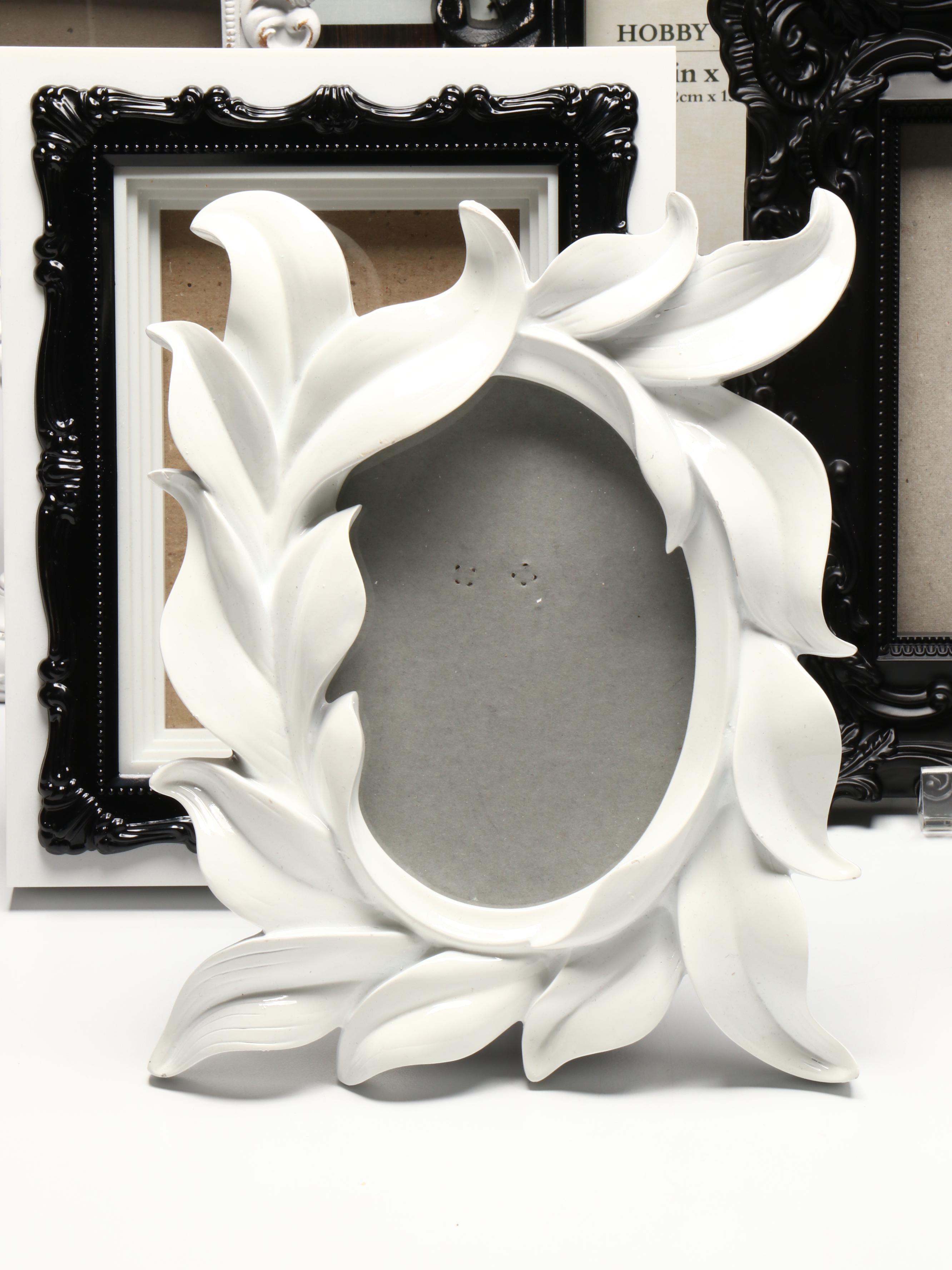 Black and White Striped, Rustic and More Contemporary Picture Frames