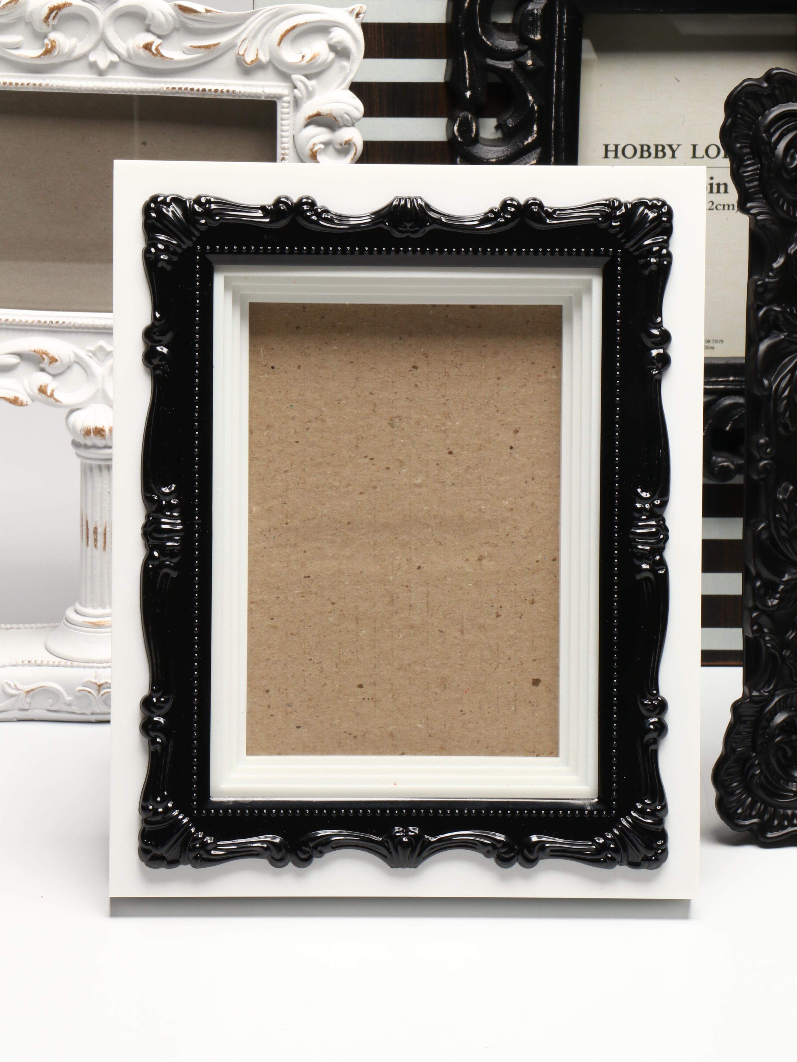 Black and White Striped, Rustic and More Contemporary Picture Frames