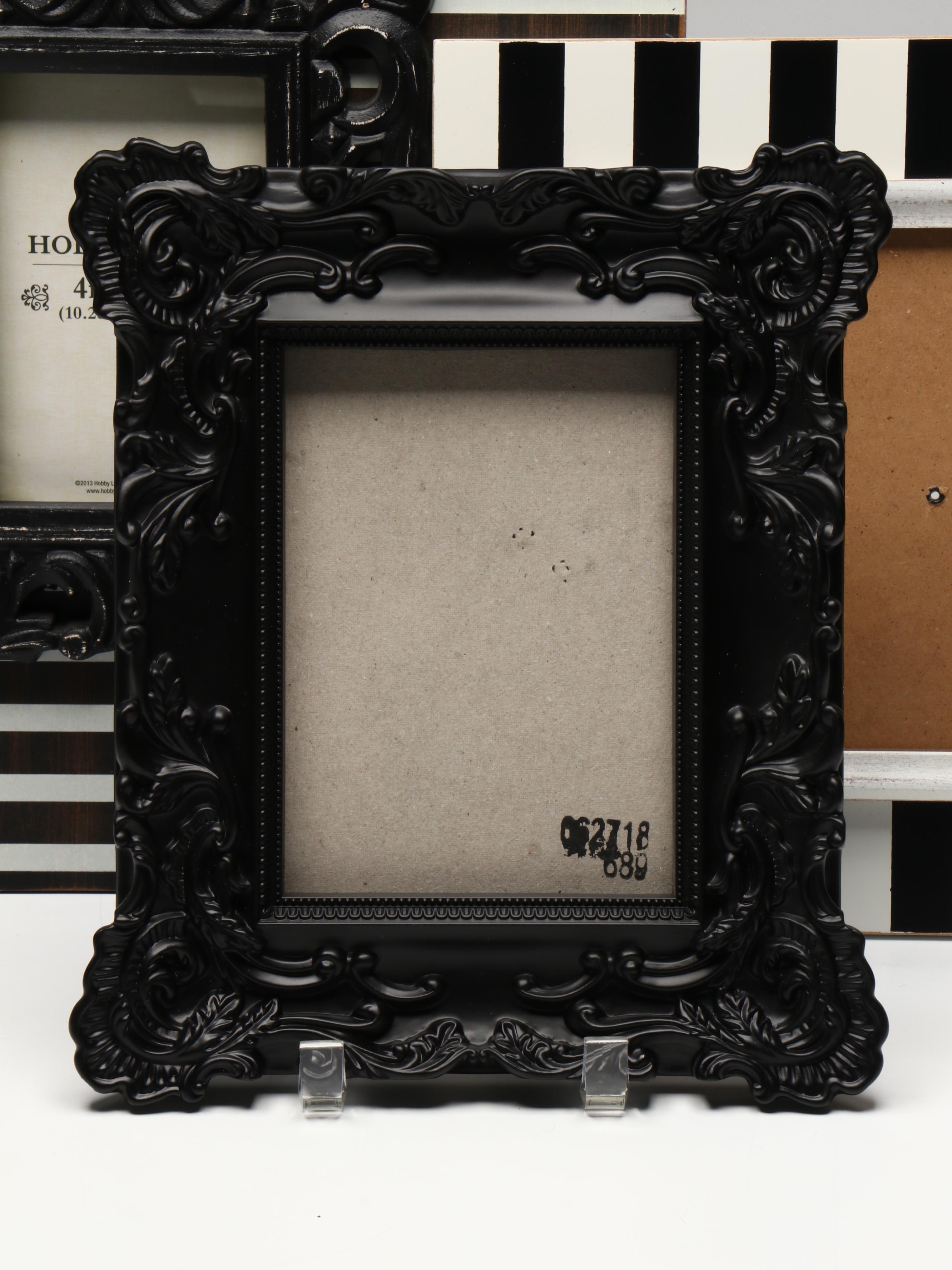Black and White Striped, Rustic and More Contemporary Picture Frames