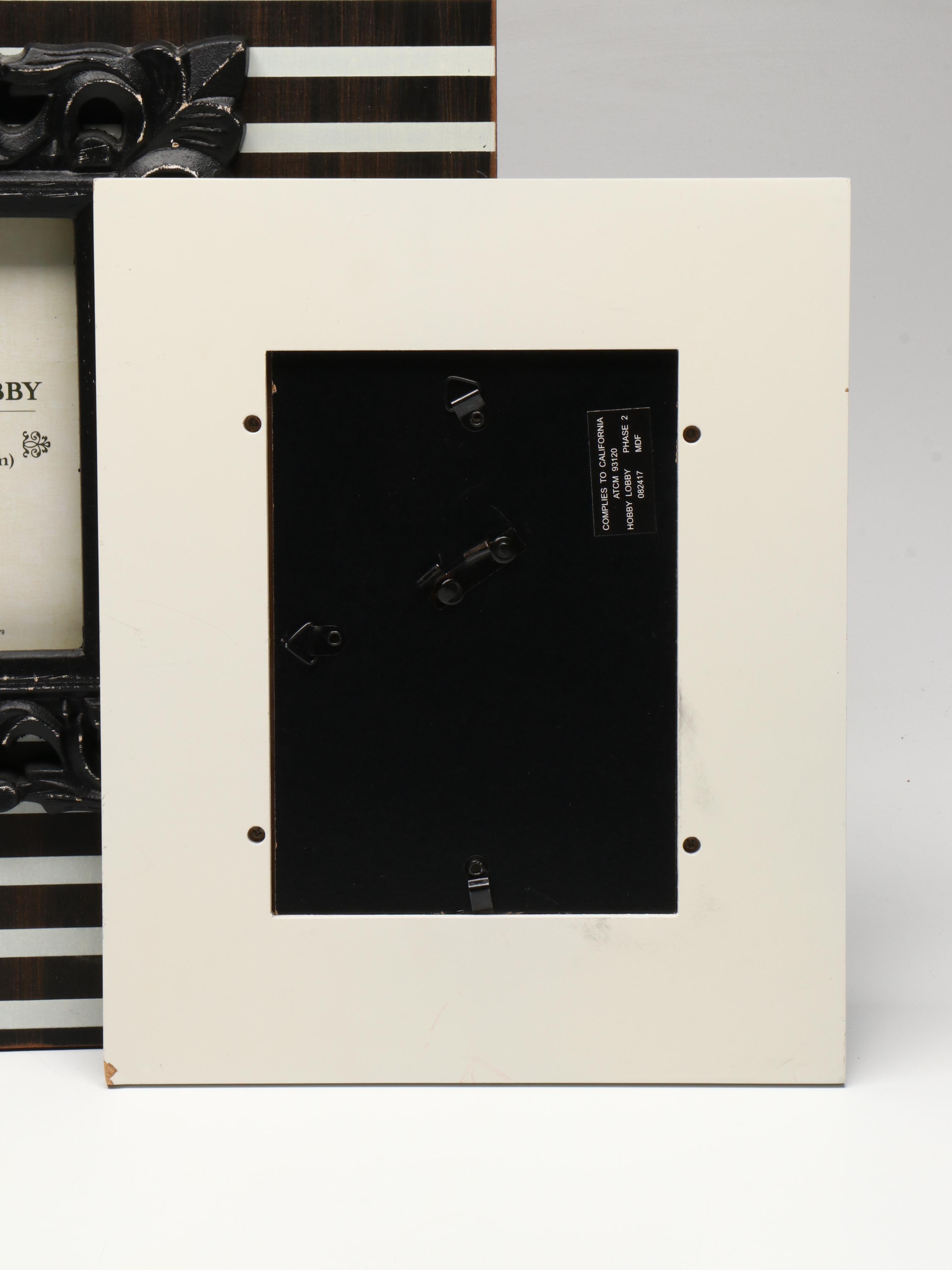 Black and White Striped, Rustic and More Contemporary Picture Frames