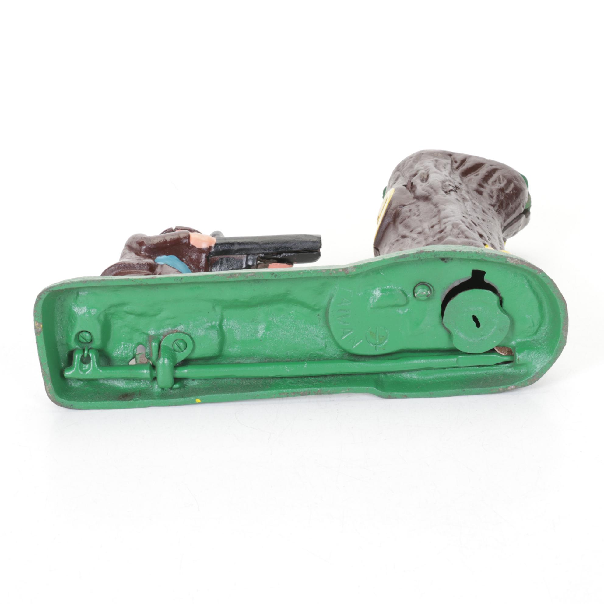 Cast Iron Uncle Sam & Other Novelty Coin Banks