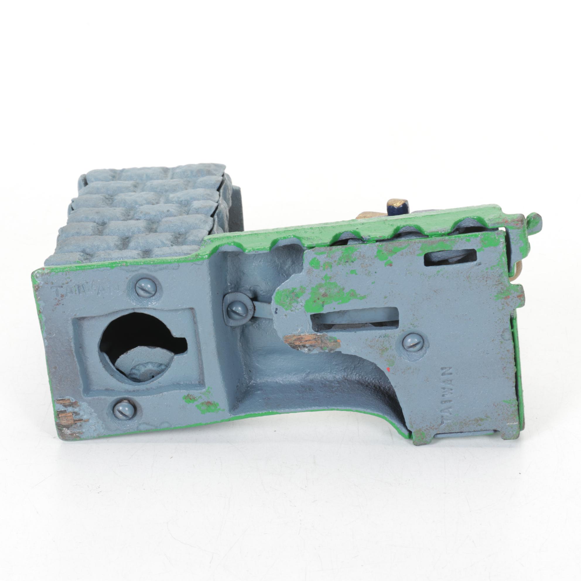 Cast Iron Uncle Sam & Other Novelty Coin Banks