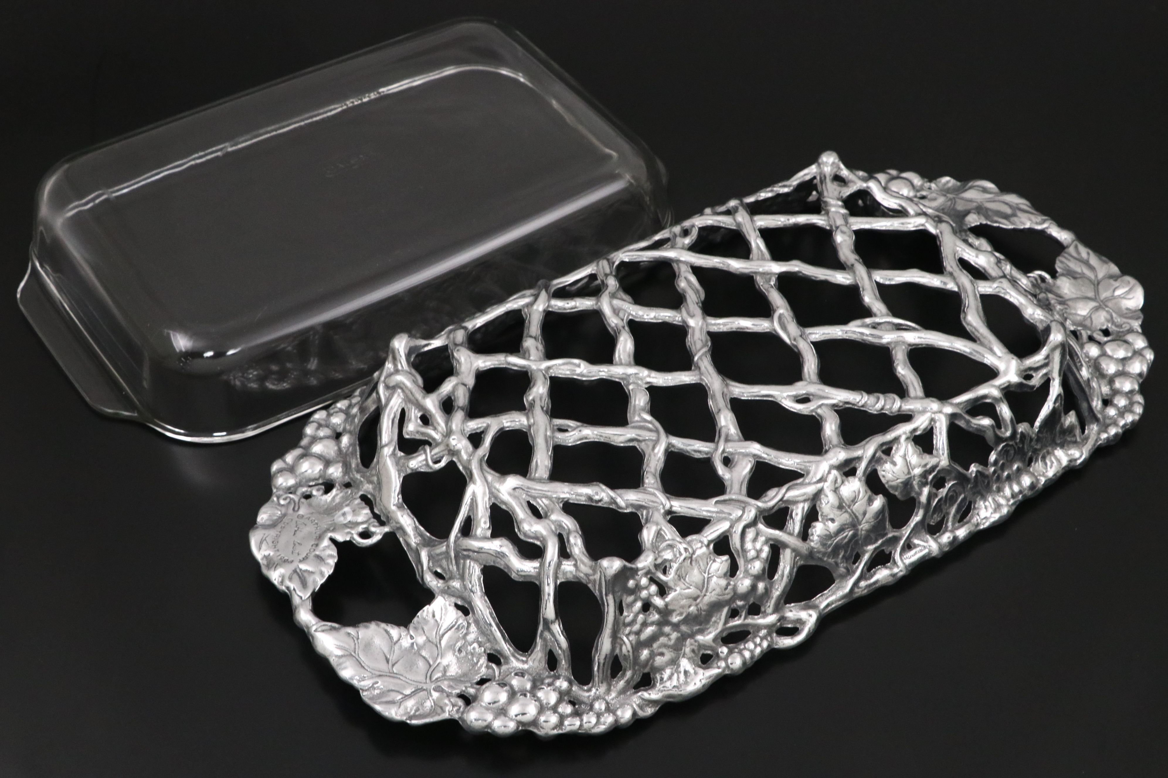 Arthur Court "Bunnies Salad Serving Bowl" and Other Aluminum Serveware