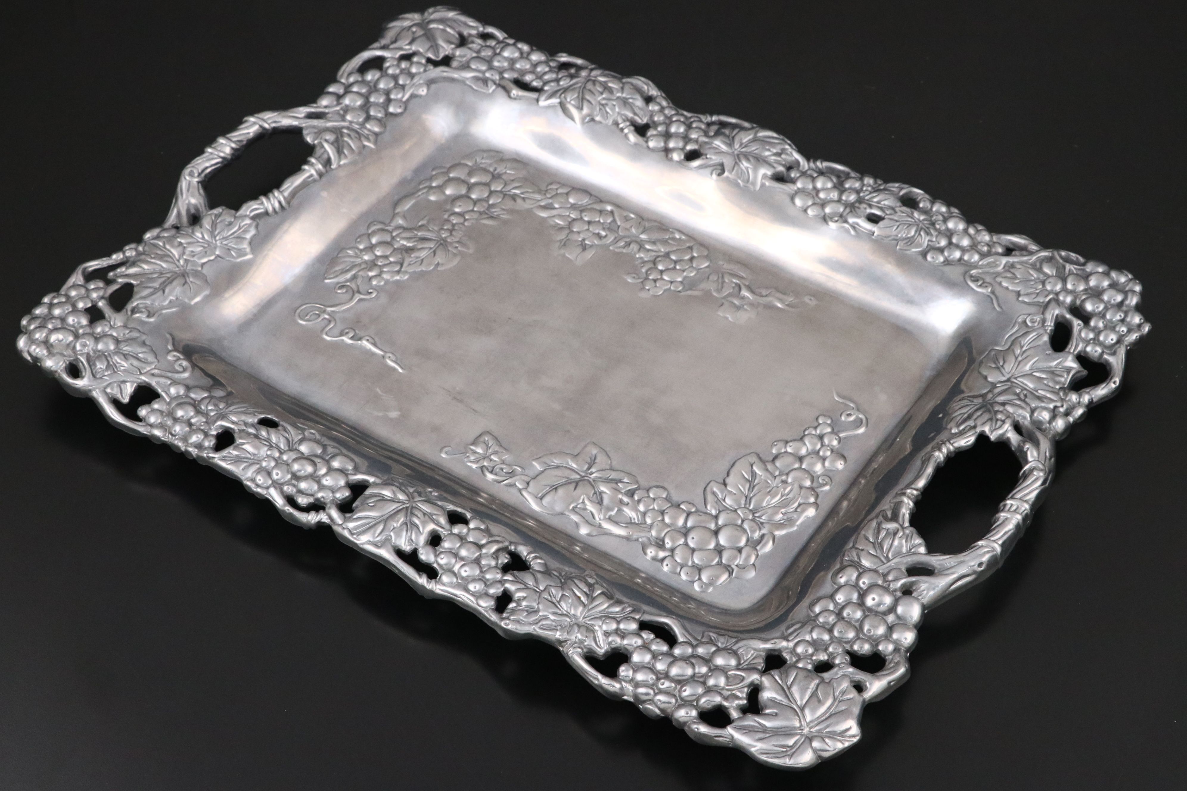 Arthur Court "Bunnies Salad Serving Bowl" and Other Aluminum Serveware