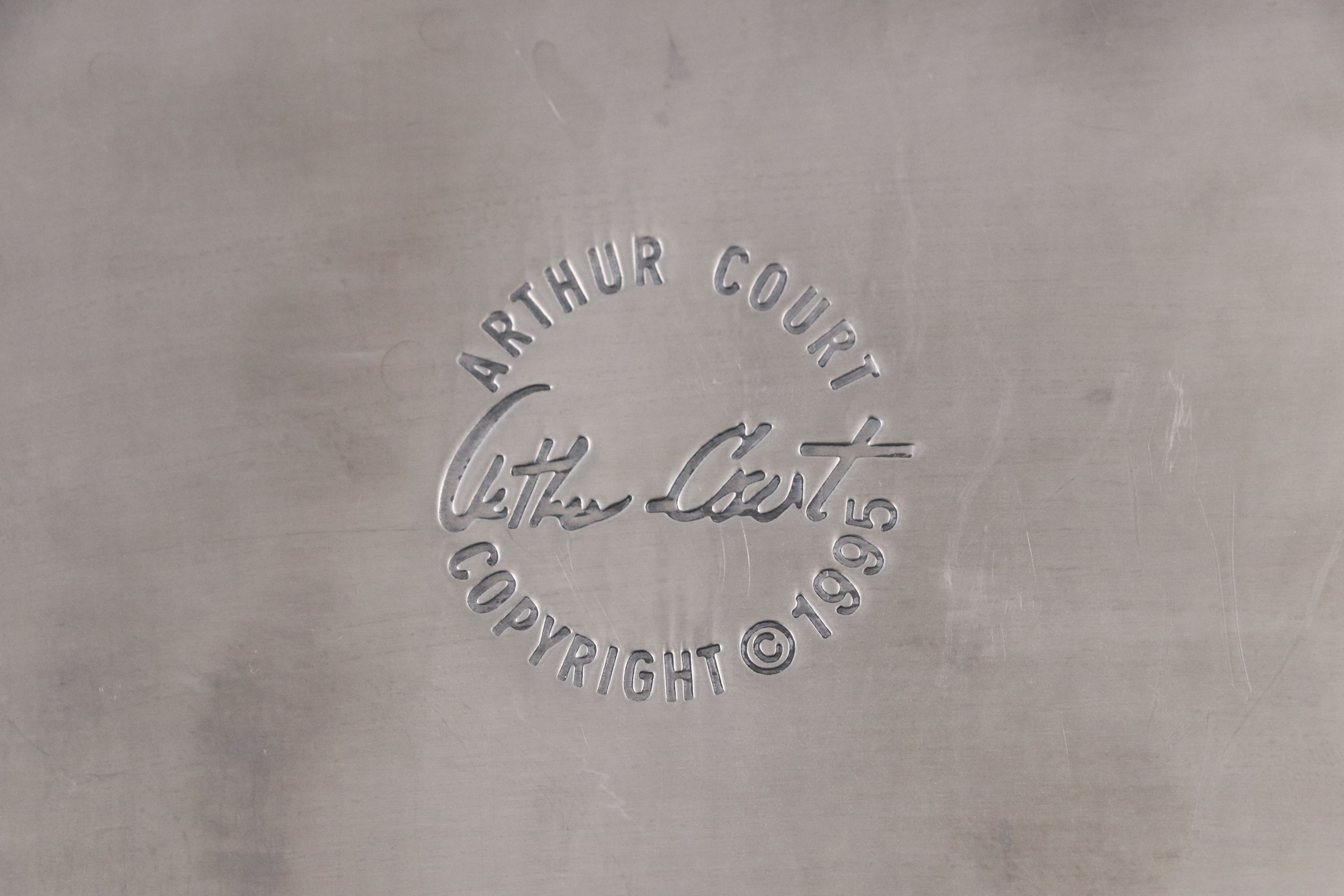 Arthur Court "Bunnies Salad Serving Bowl" and Other Aluminum Serveware