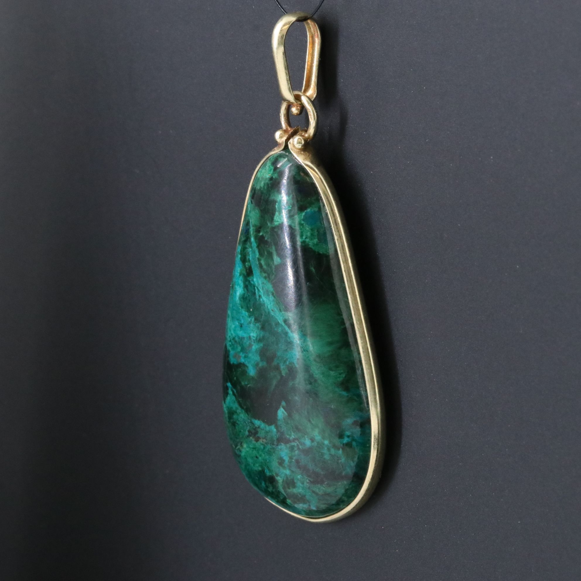 14K Eilat Stone Pendant