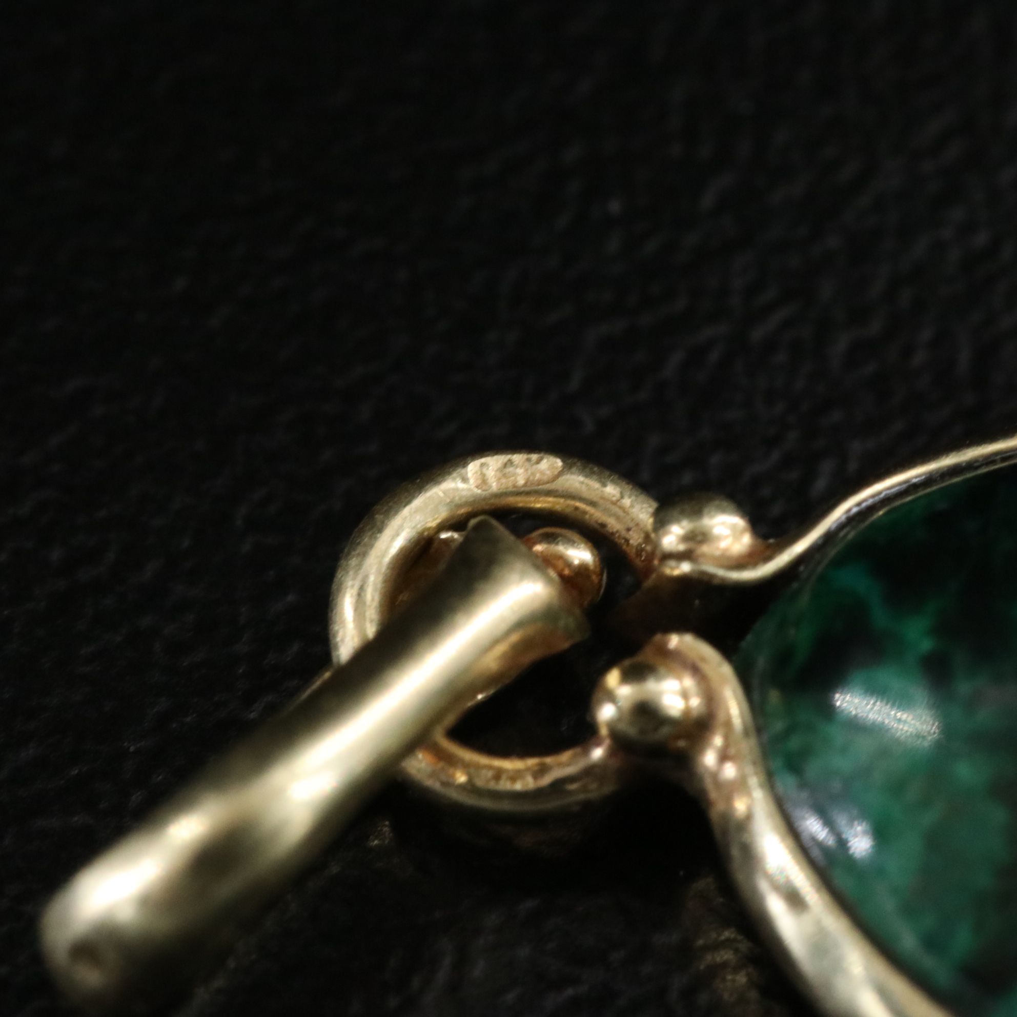 14K Eilat Stone Pendant