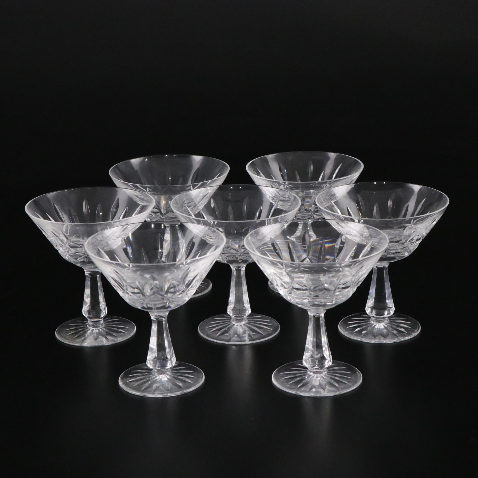 Waterford Crystal "Rosslare" Champagne Coupes