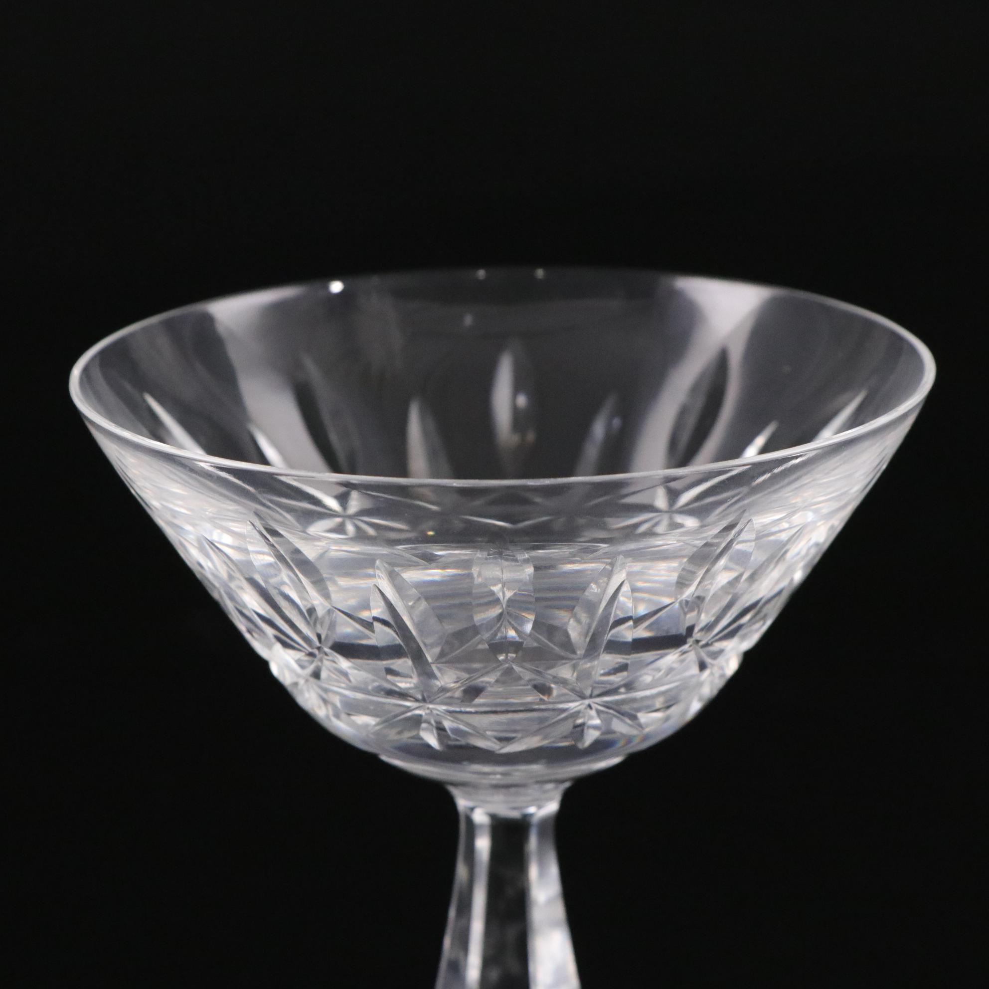 Waterford Crystal "Rosslare" Champagne Coupes