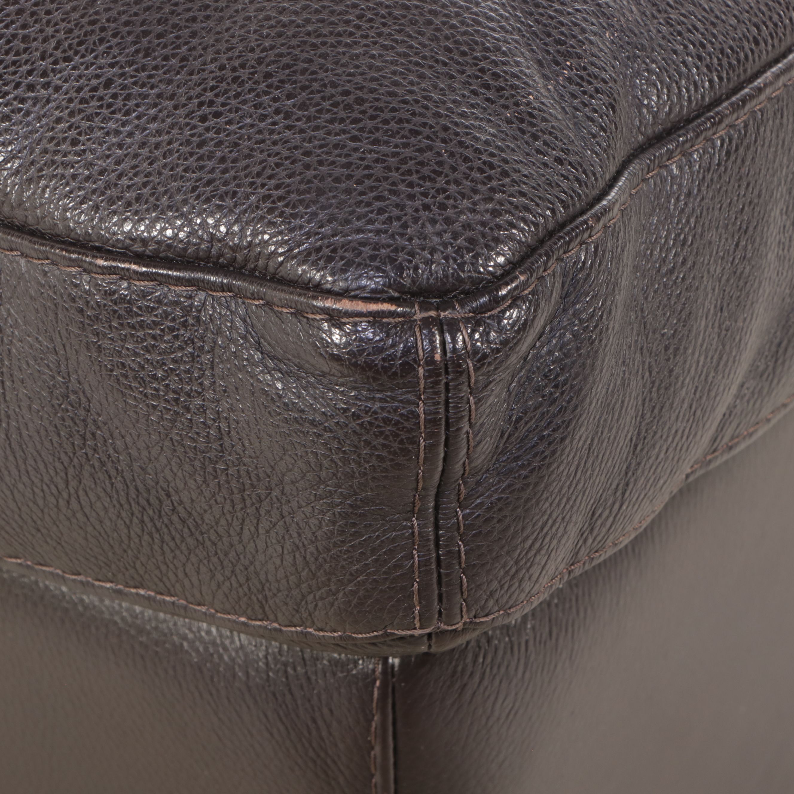 Chateau D'Ax Faux Leather Lounge Chairs with Ottoman