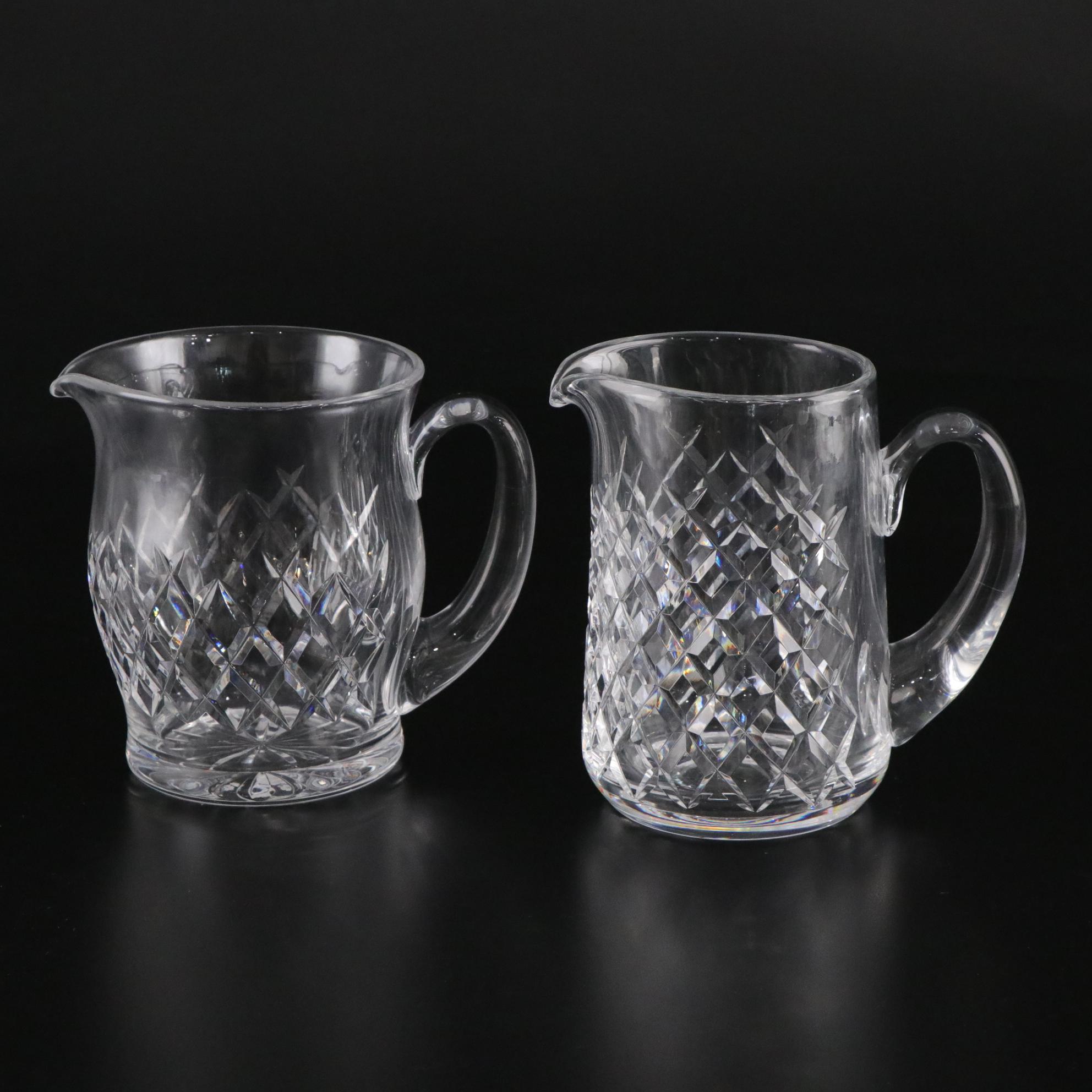 Waterford "Boyne" and "Alana" Crystal Jugs