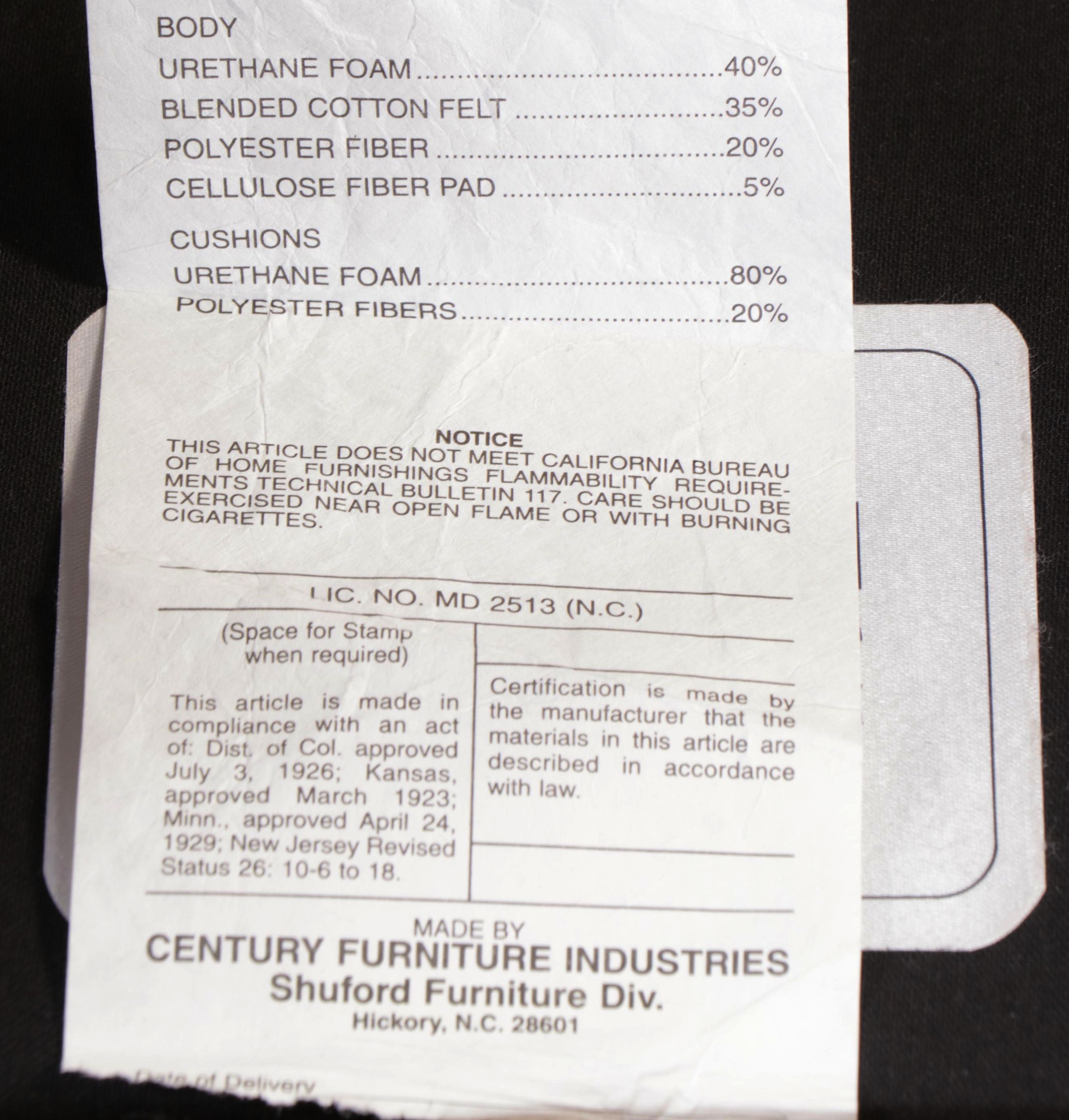 Shuford Furniture Leather Upholstered Lounge Chair with Ottoman