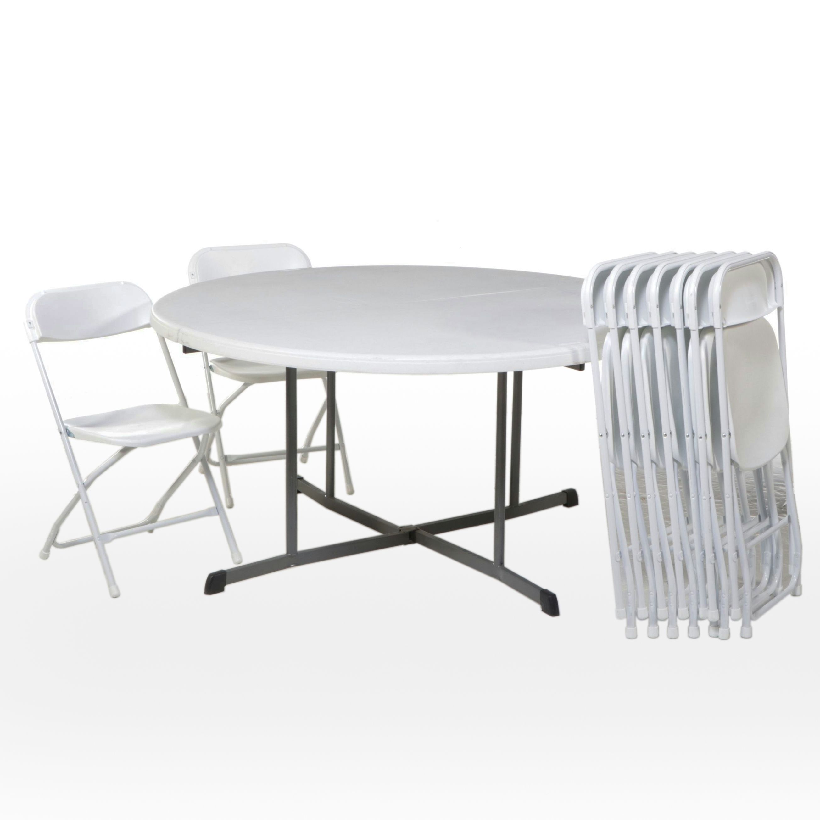 Contemporary Folding Table and Chairs