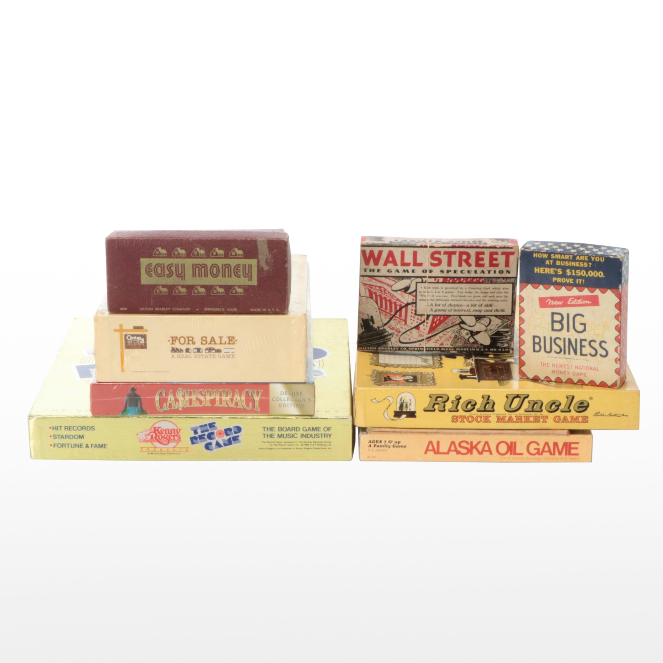 "Easy Money", "Big Business", "For Sale" and More Board Games