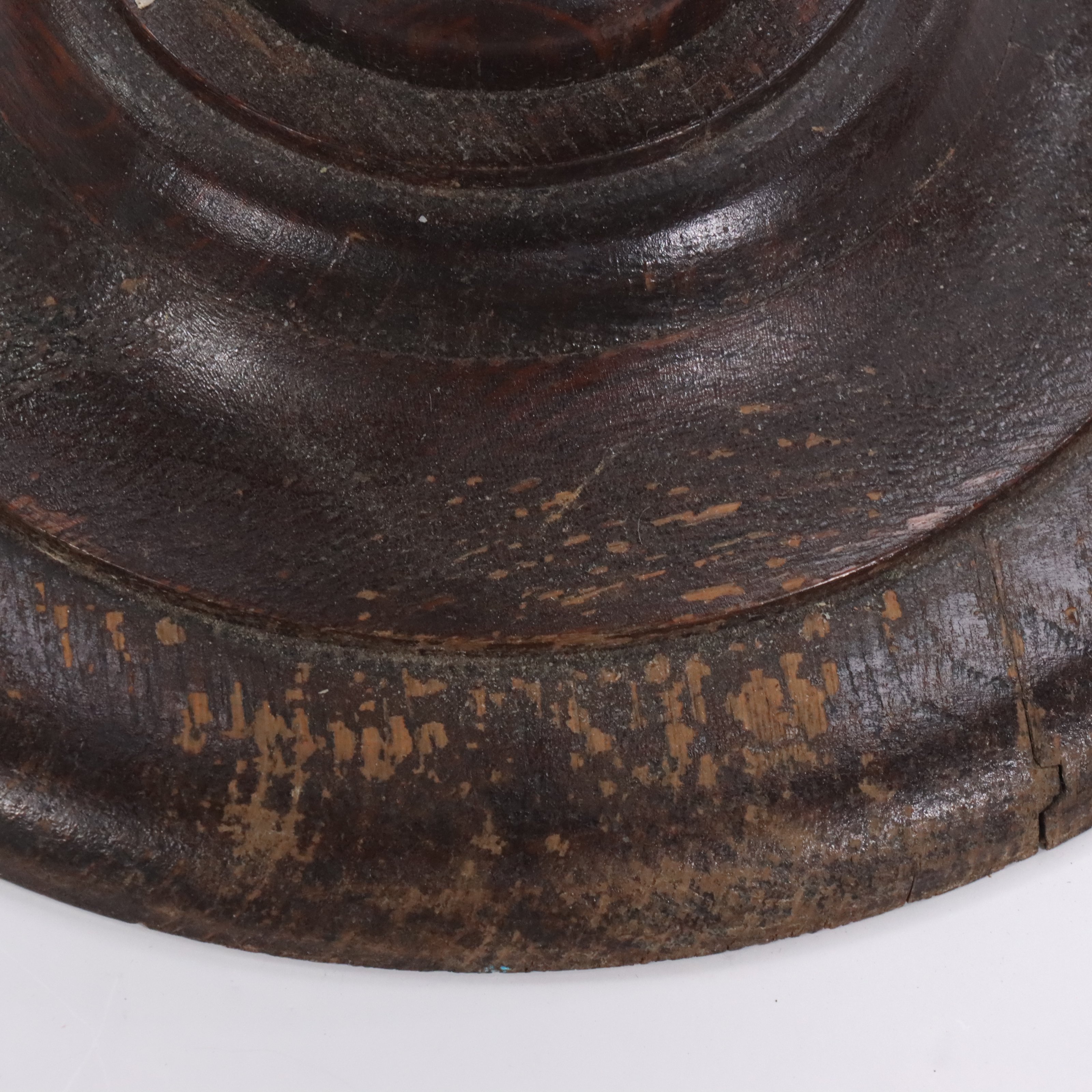 Federal Style Mahogany Candlestand with Carved Oak Stand