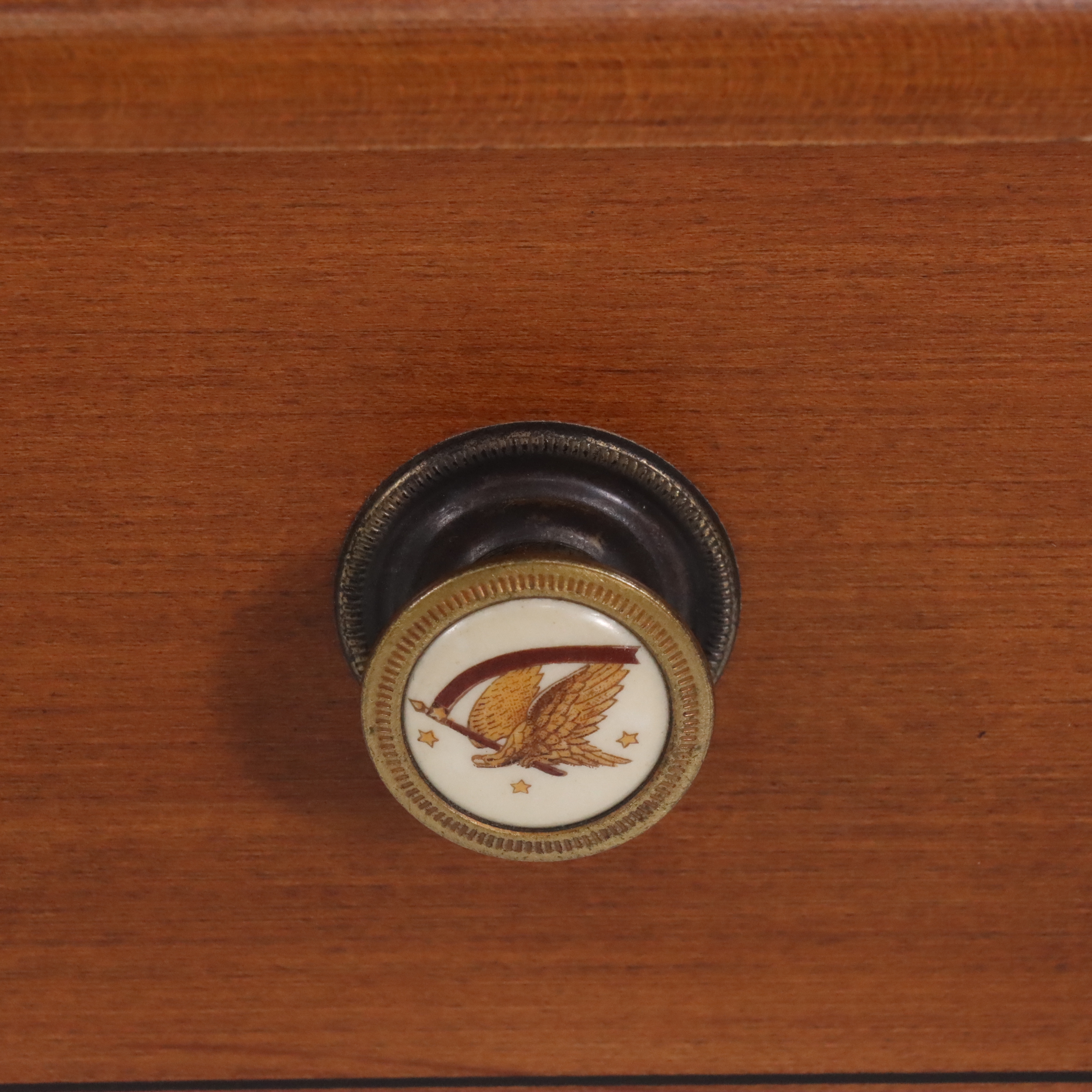 Lambert Hitchcock Traditional Style Hand Stenciled Maple Writing Desk