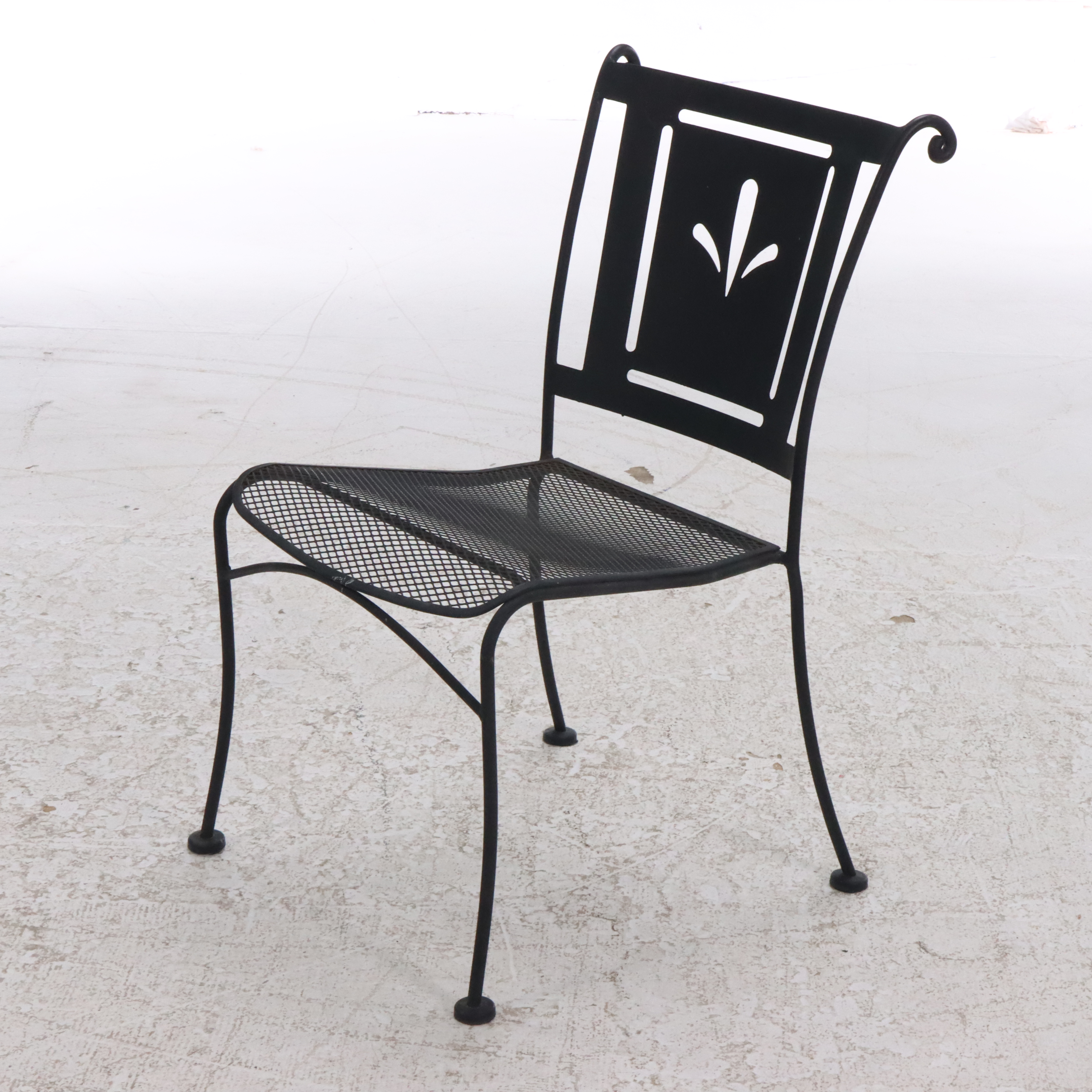 Wrought Iron Five-Piece Patio Dining Set