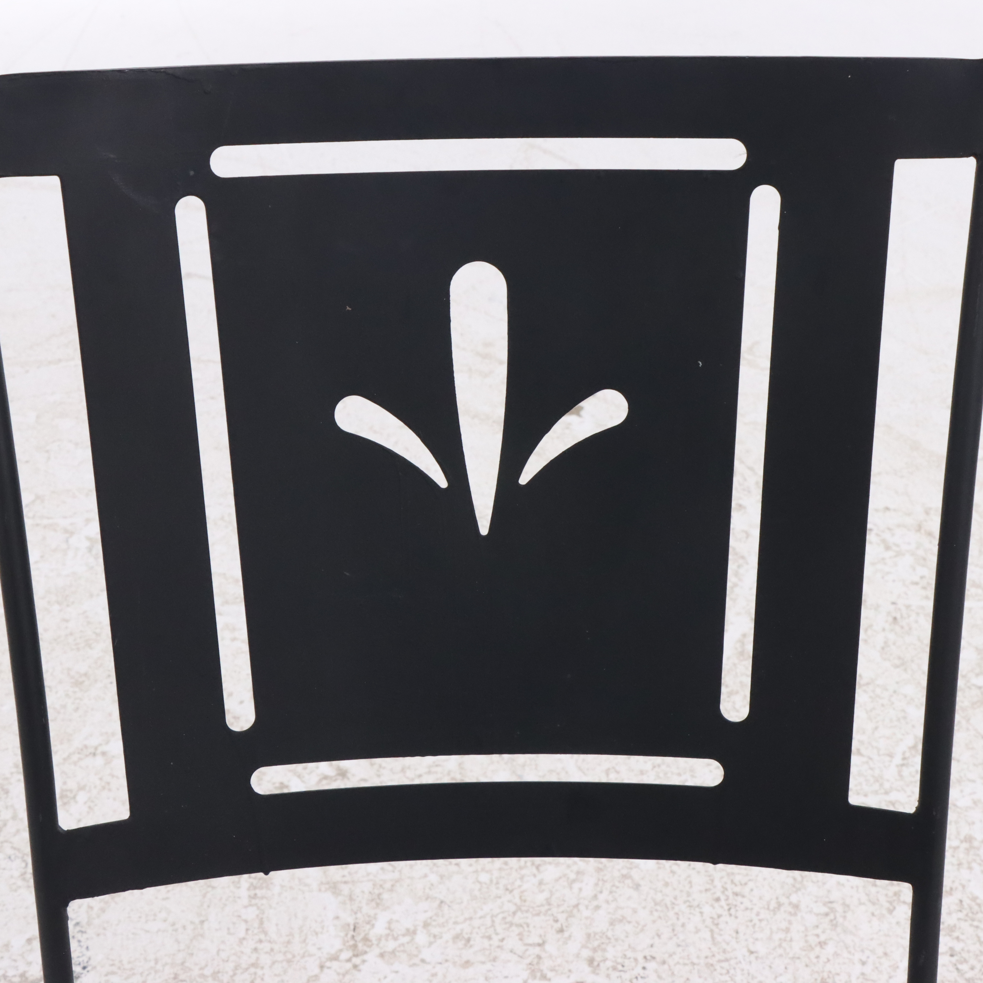 Wrought Iron Five-Piece Patio Dining Set