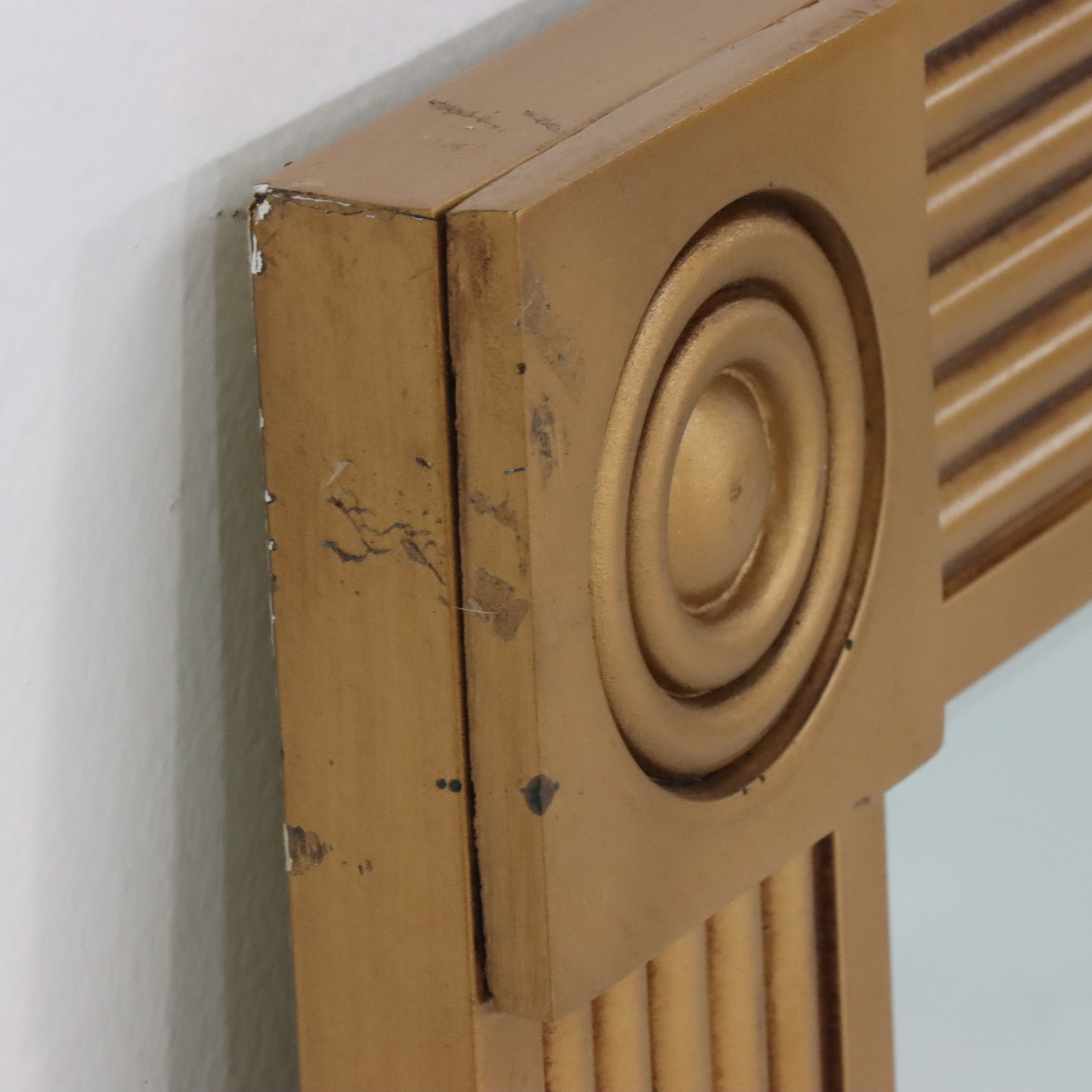 Neoclassical Style Gilt Framed Full-Length Wall Mirror