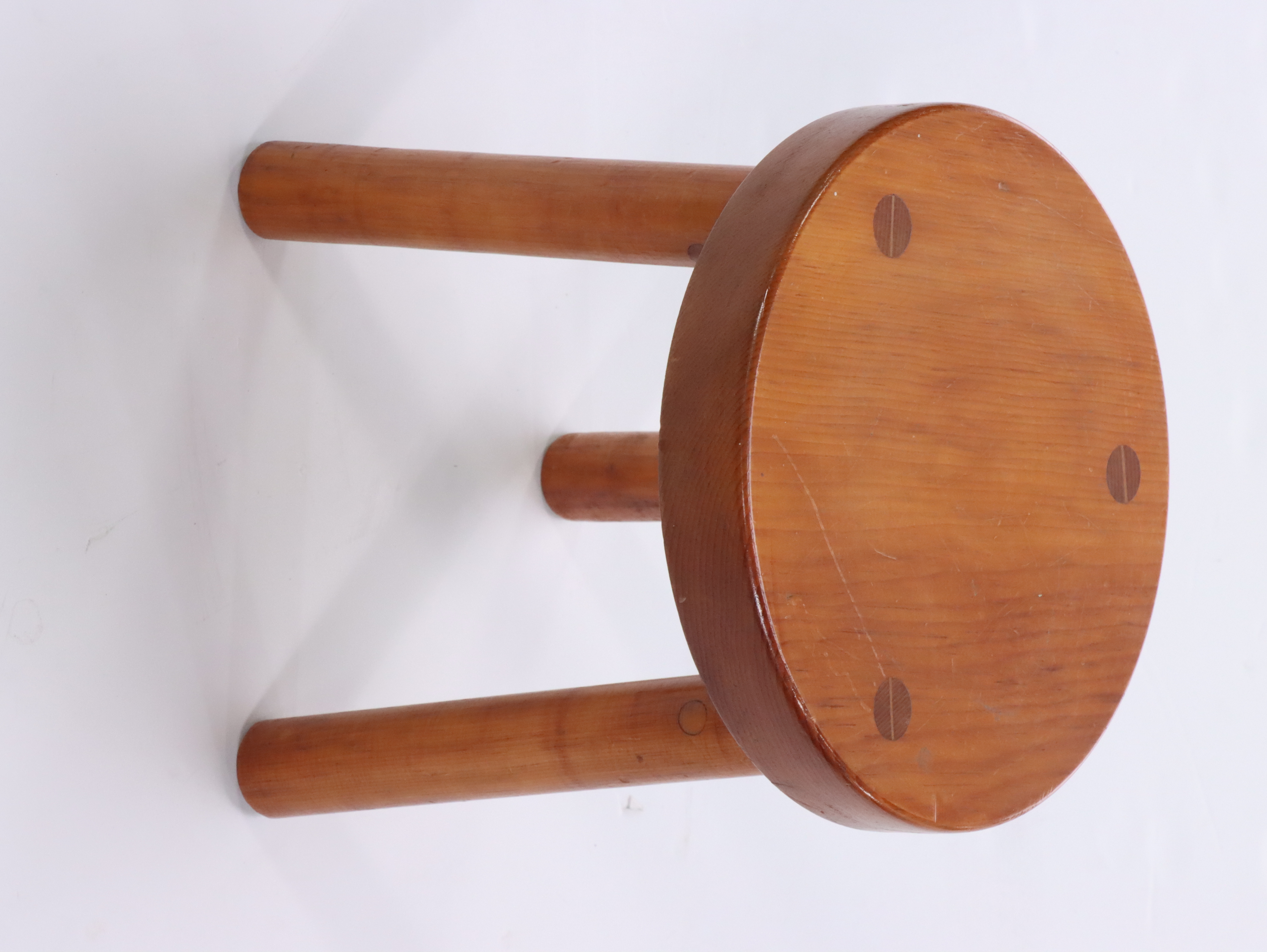 Antique Wooden Children's Rocking Chair with Handcrafted Footstools