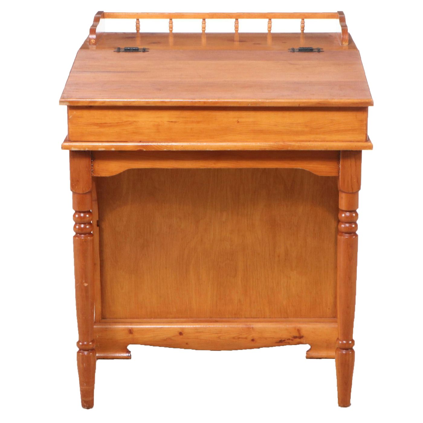 Victorian Style Pine Davenport Desk, Mid to Late 20th Century
