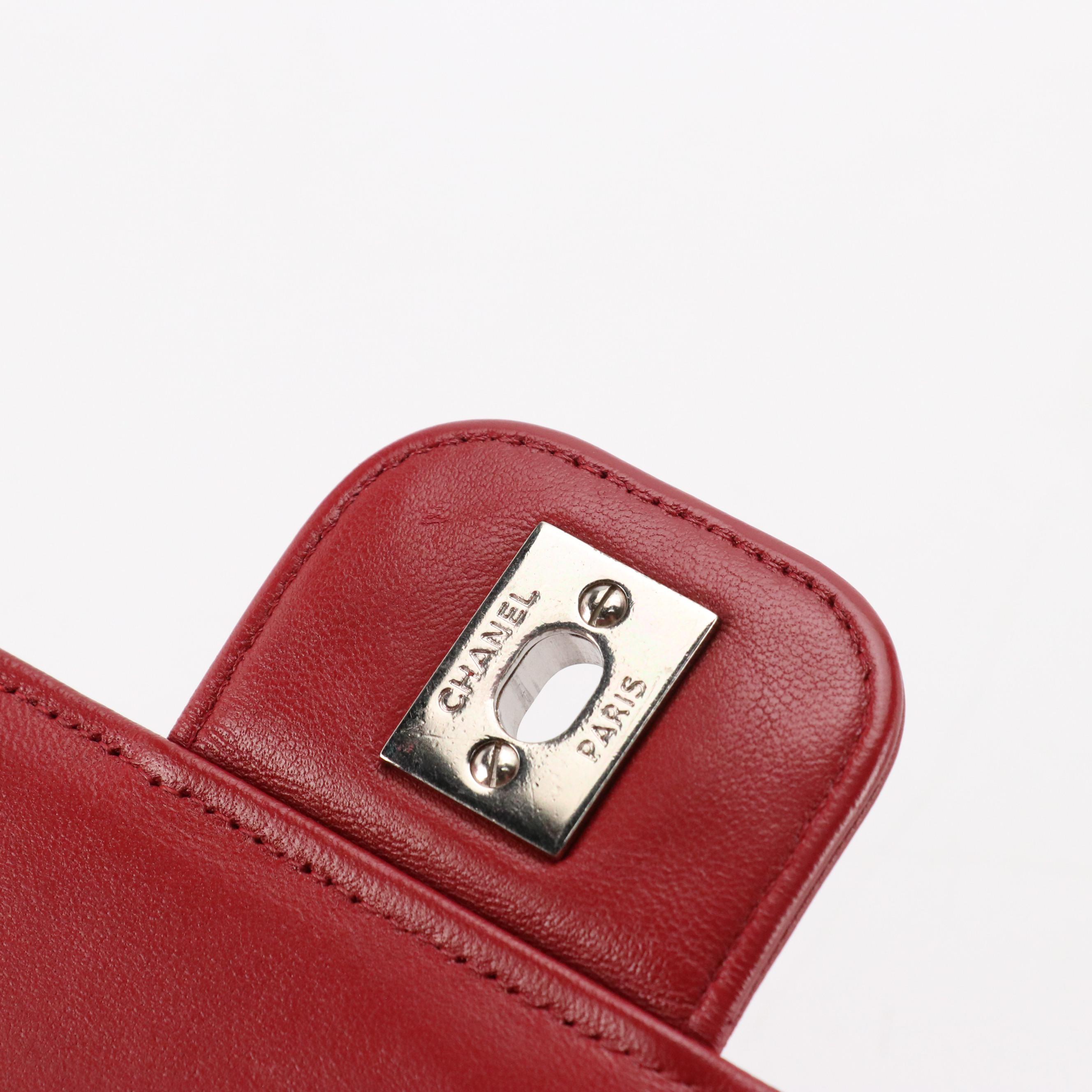 Chanel Classic Single Flap Small Shoulder Bag in Quilted Lambskin Leather