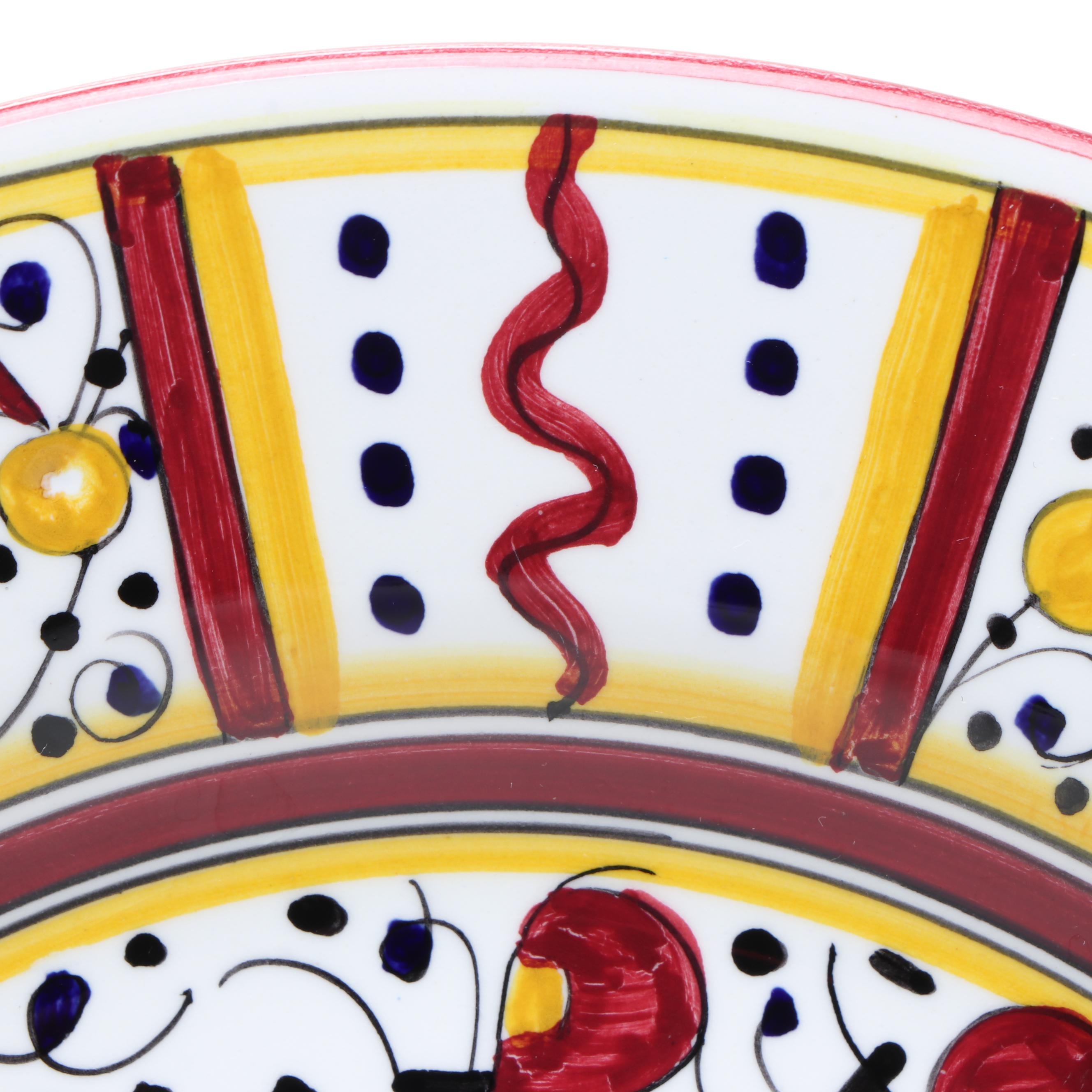 Fima Deruta Rooster Majolica Plates