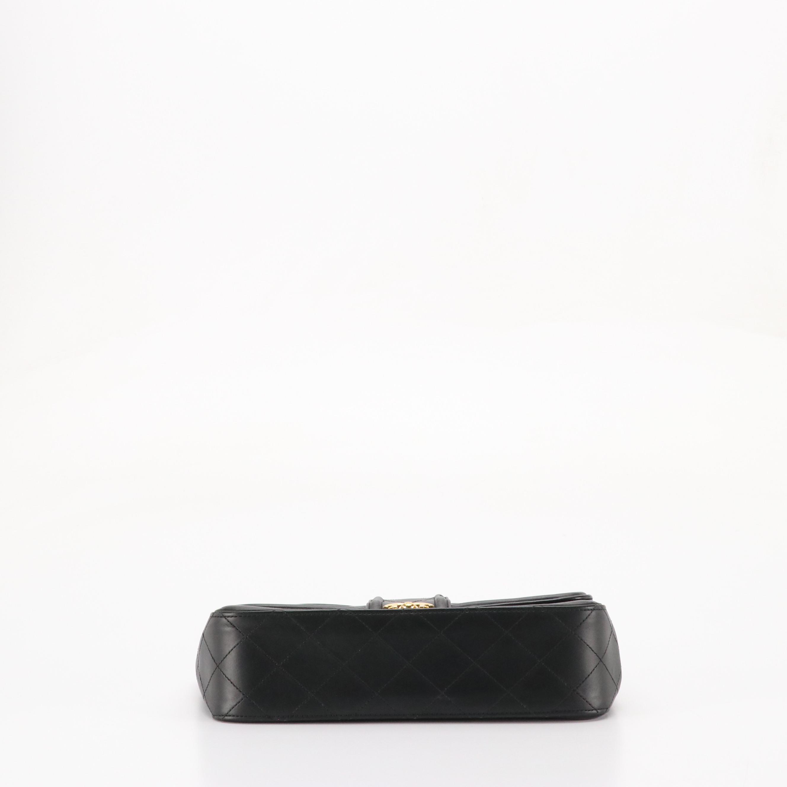 Chanel CC Strap Elegant Bag in Quilted Leather