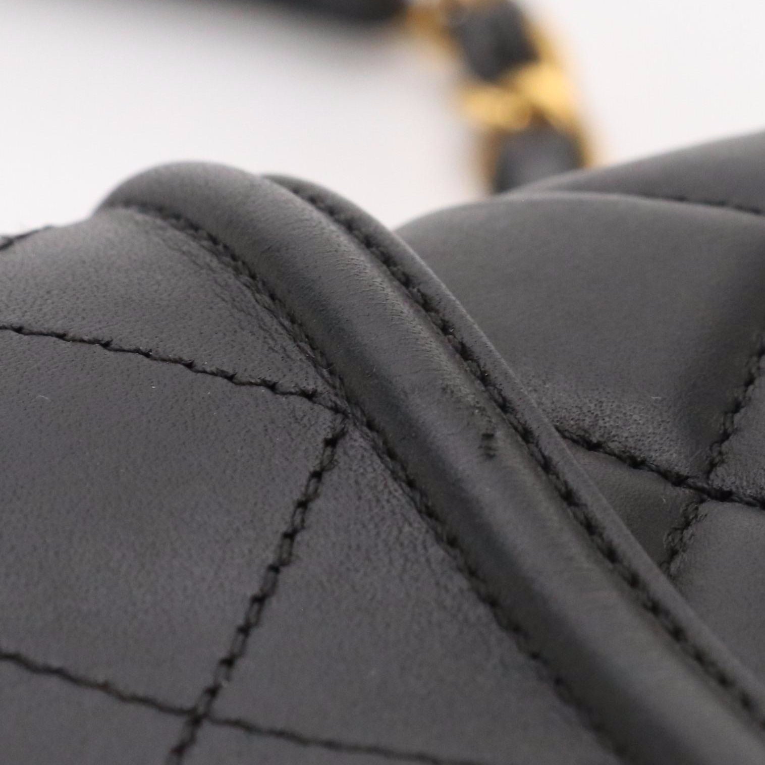 Chanel CC Strap Elegant Bag in Quilted Leather