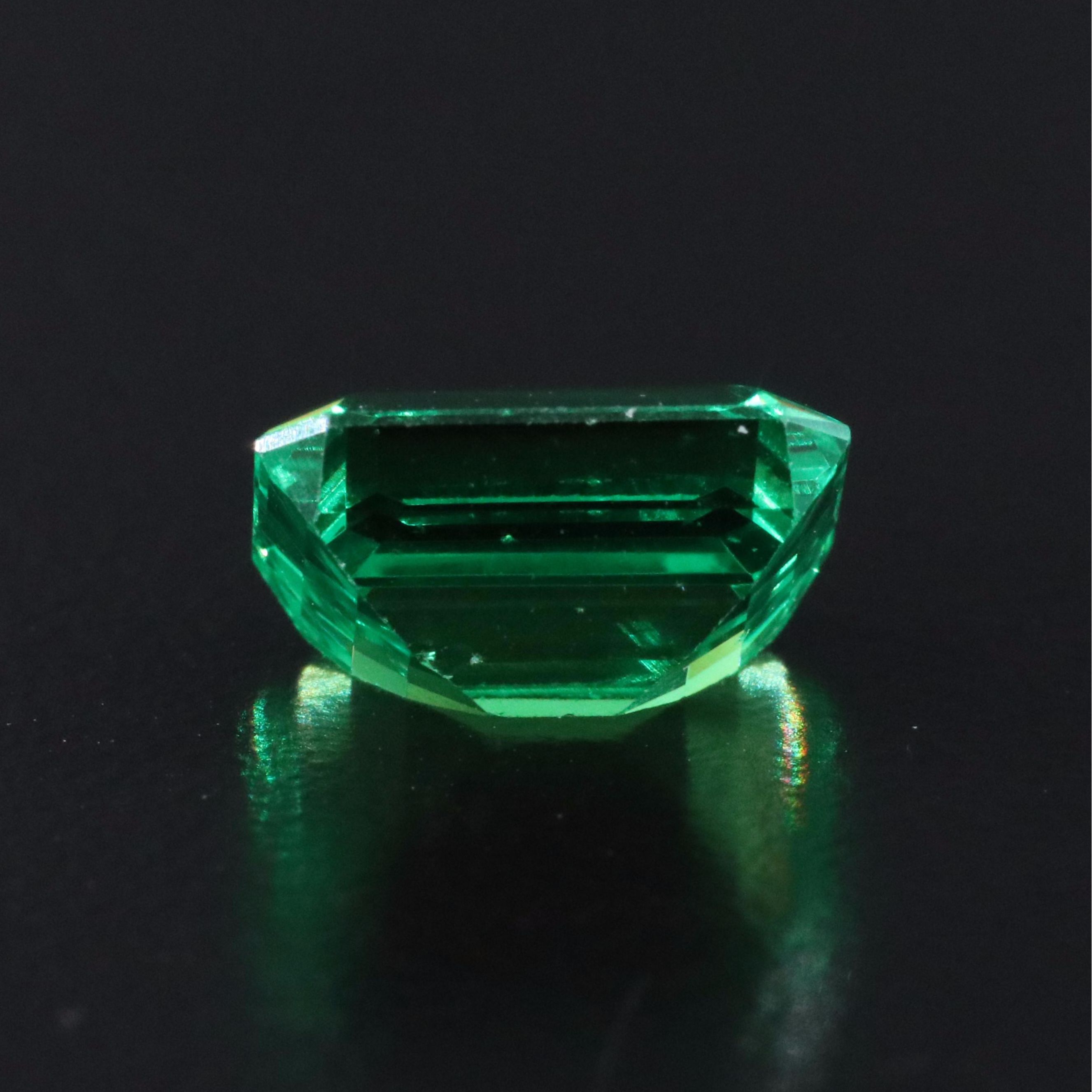Loose 5.23 CT Lab Grown Emerald