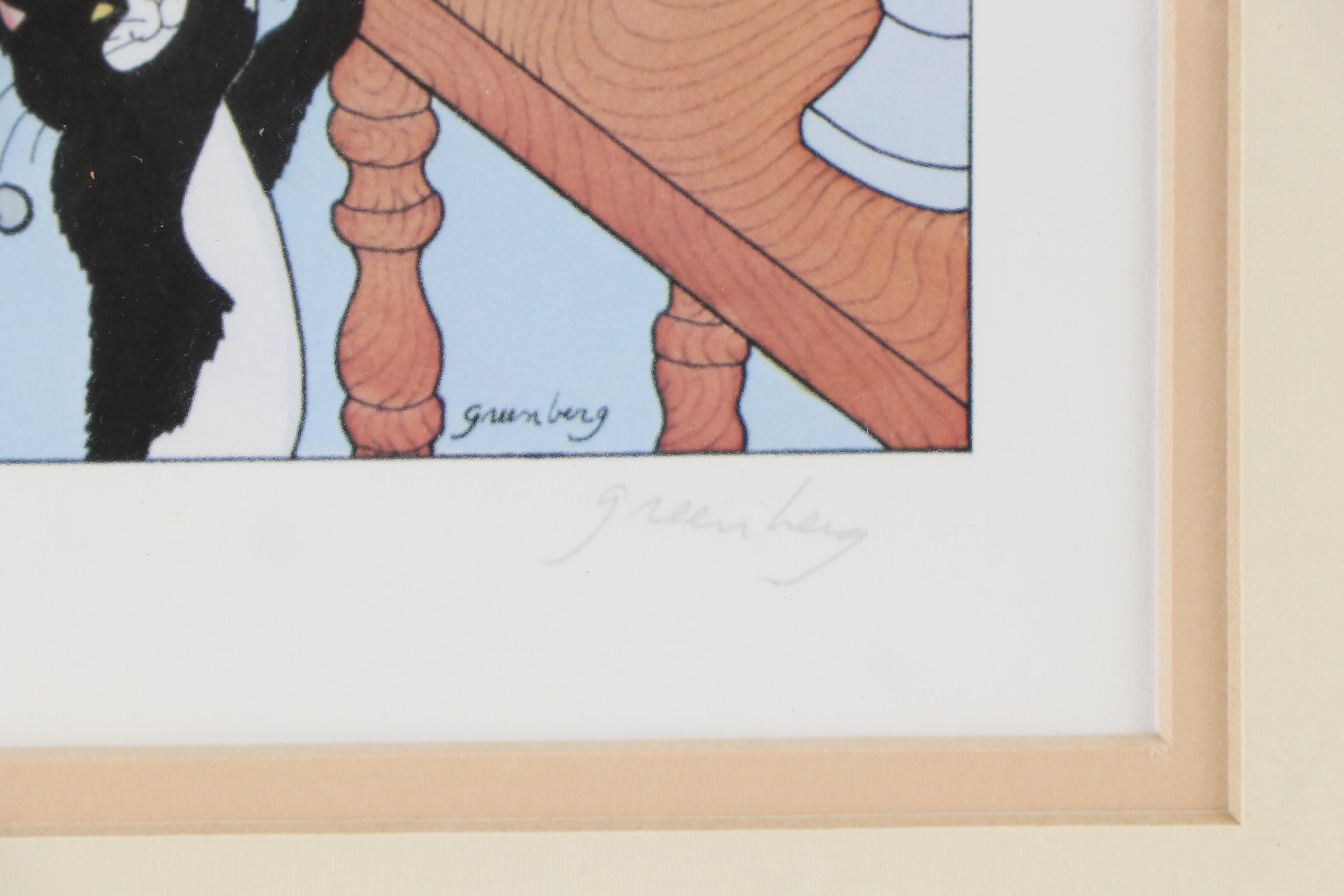 Frances Greenberg Digital Print "Cats Cats Cats"