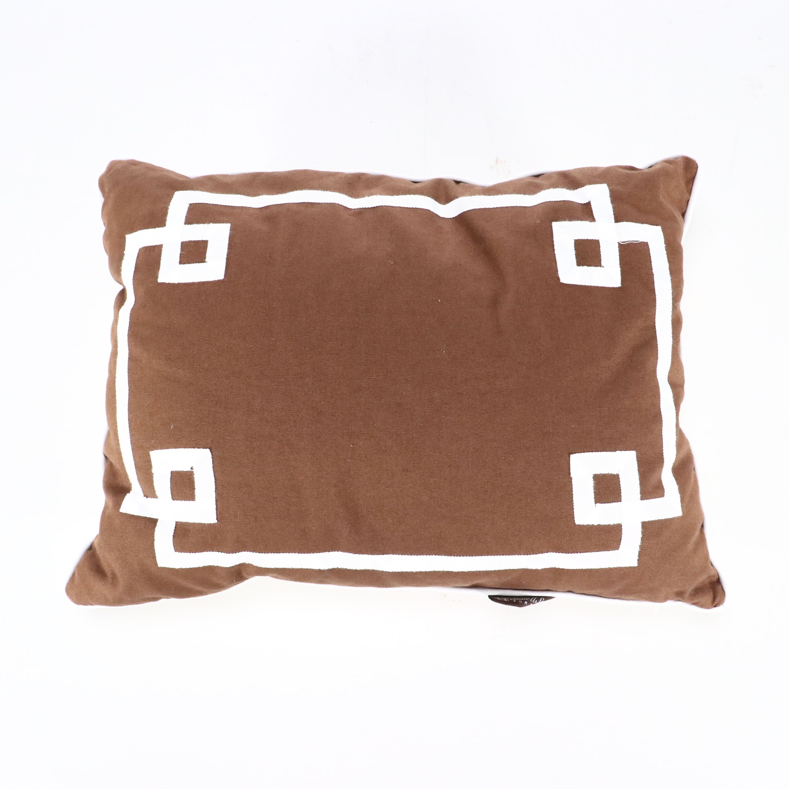 Dwell Studio Brown and White Accent Pillows