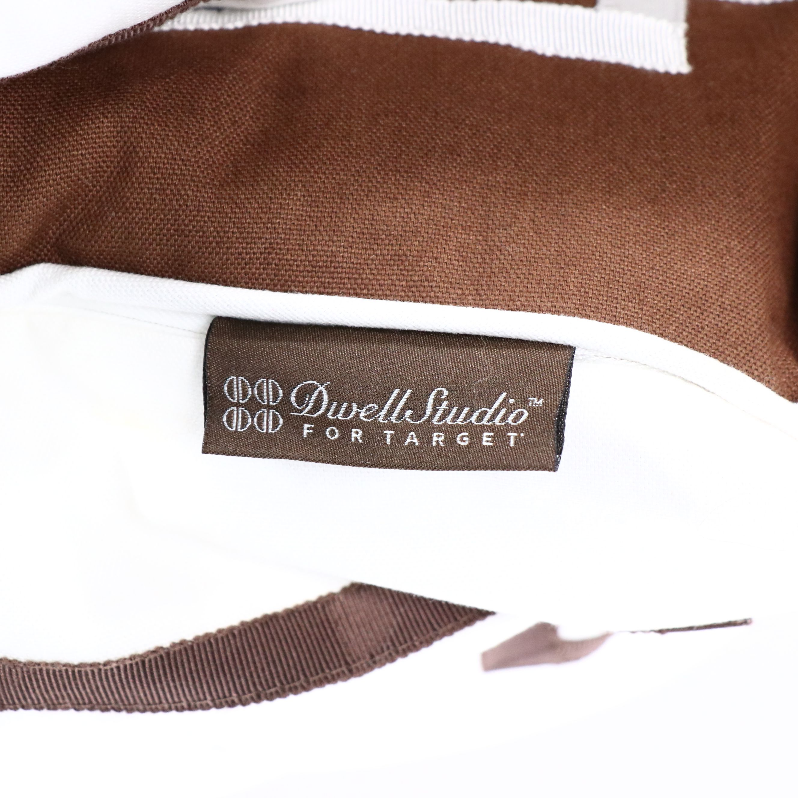 Dwell Studio Brown and White Accent Pillows