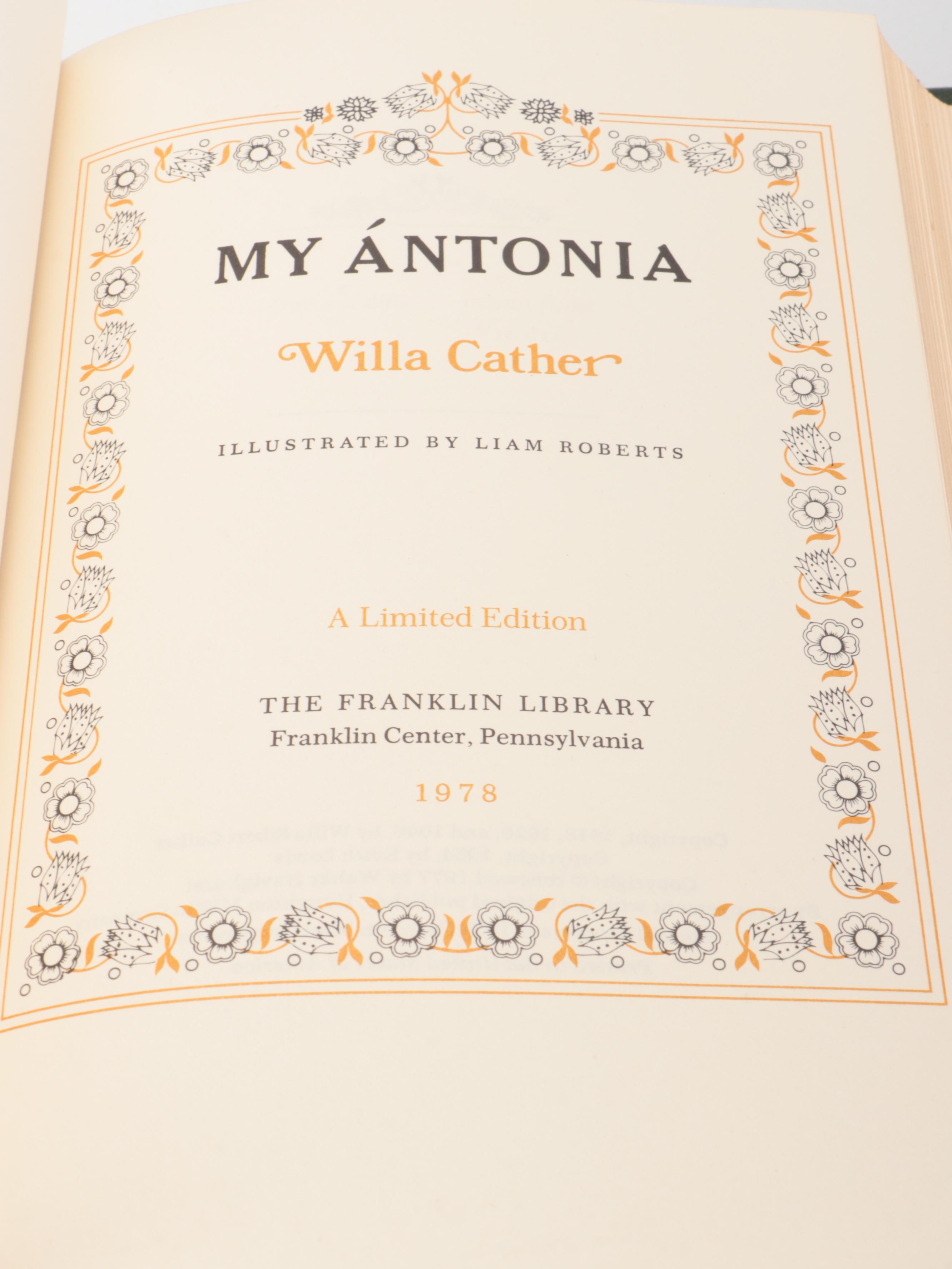 Franklin Library "The Age of Innocence," "Little Women," and More Classics