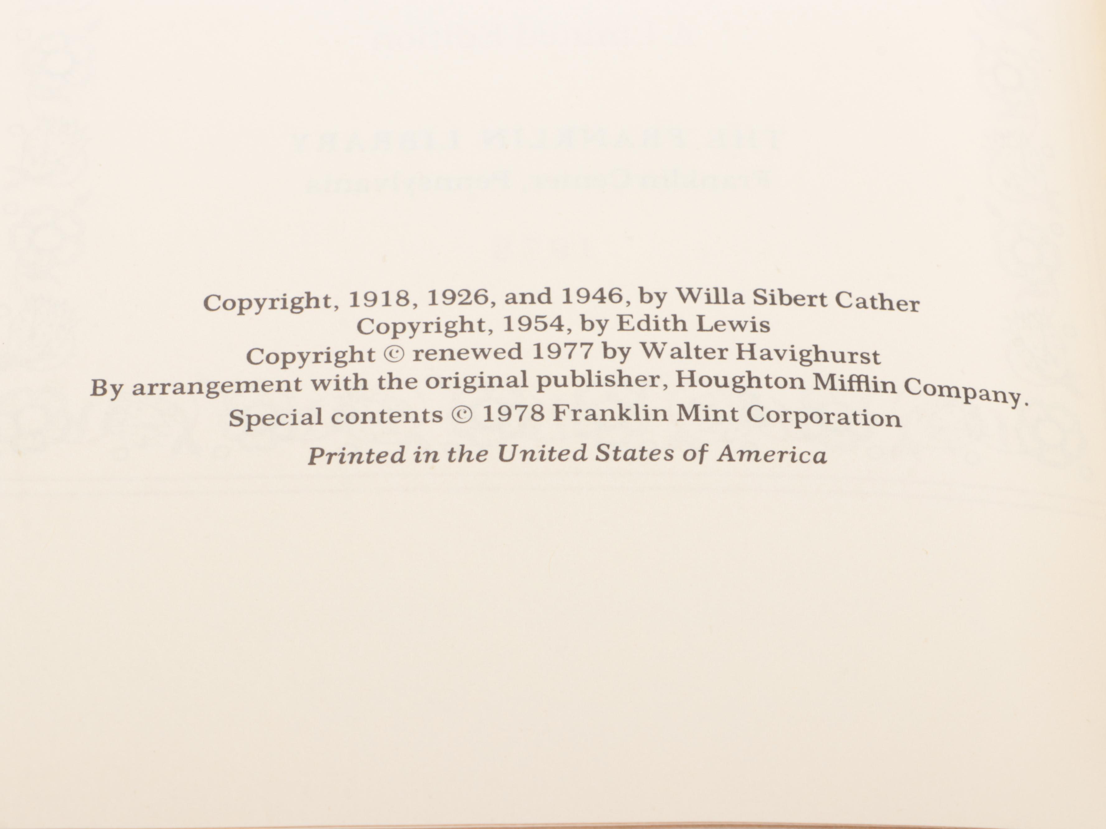 Franklin Library "The Age of Innocence," "Little Women," and More Classics