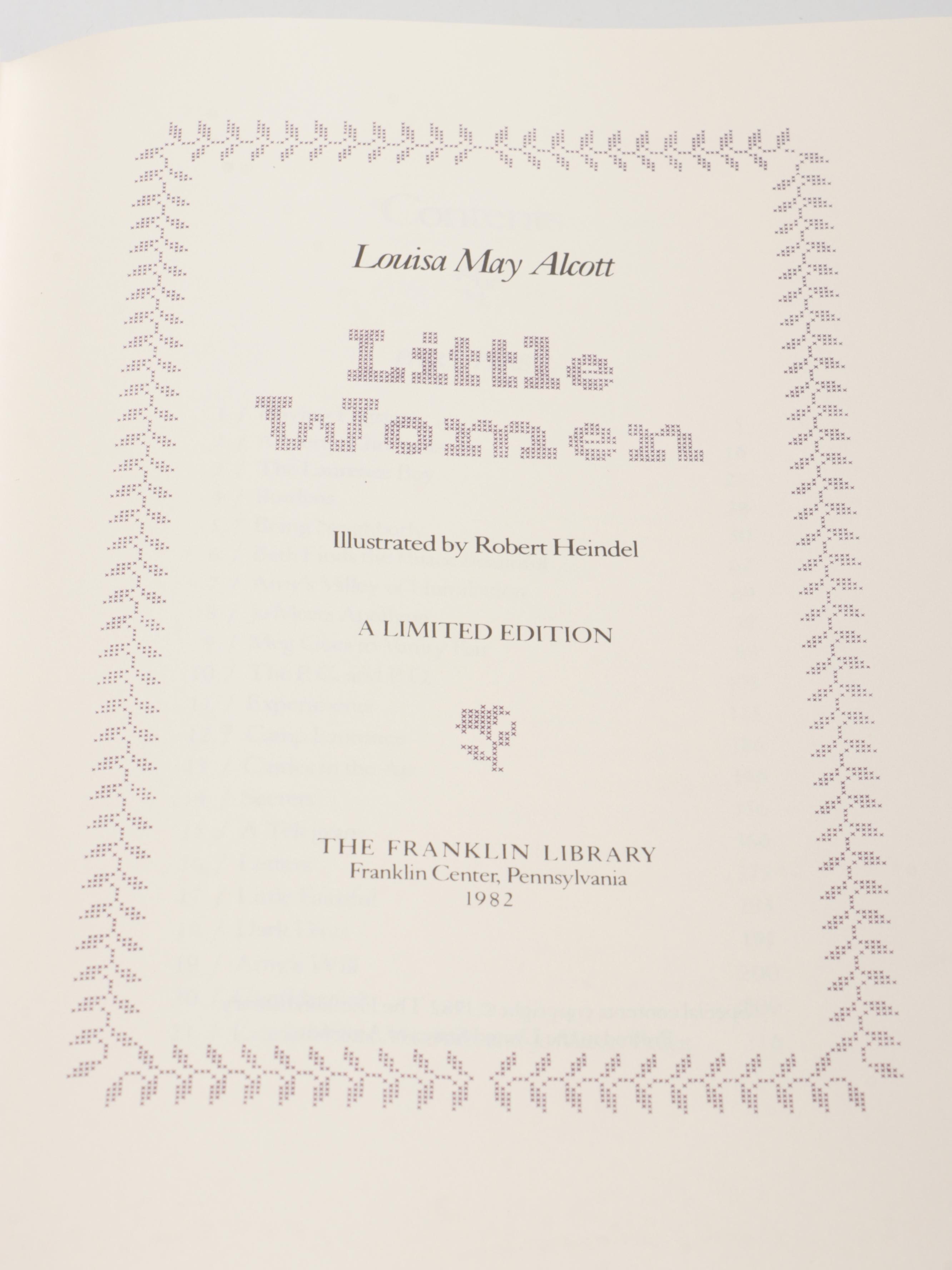 Franklin Library "The Age of Innocence," "Little Women," and More Classics
