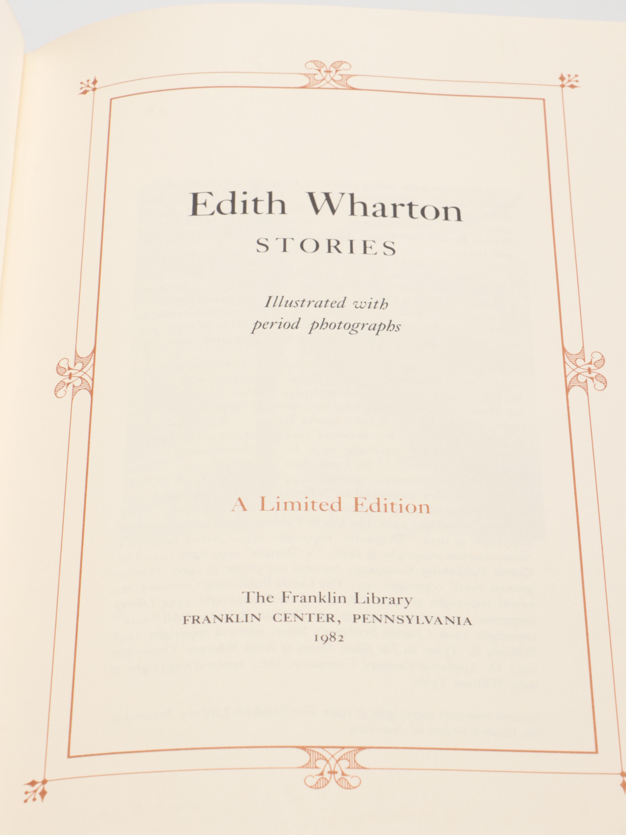 Franklin Library "The Age of Innocence," "Little Women," and More Classics