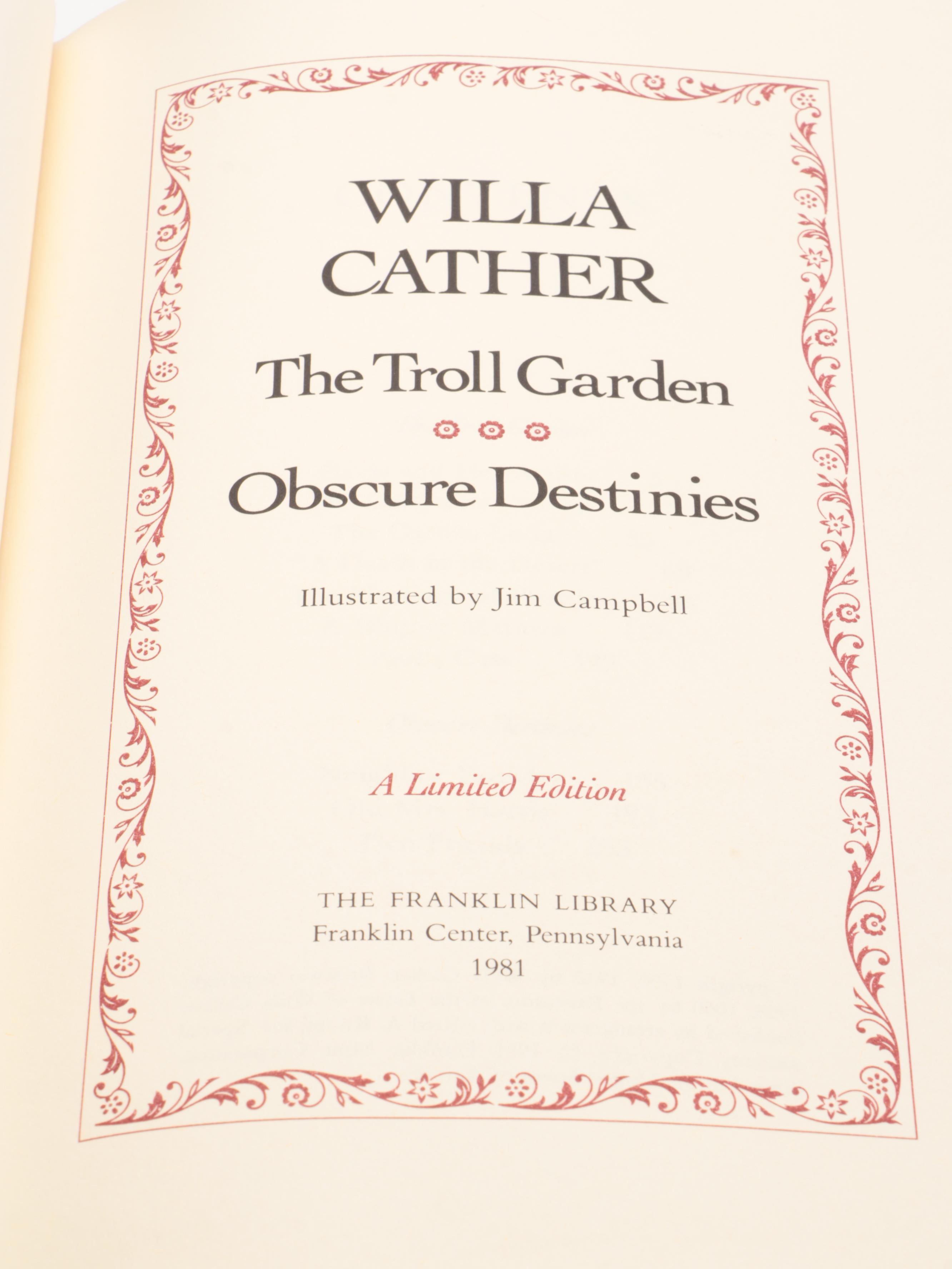 Franklin Library "The Age of Innocence," "Little Women," and More Classics