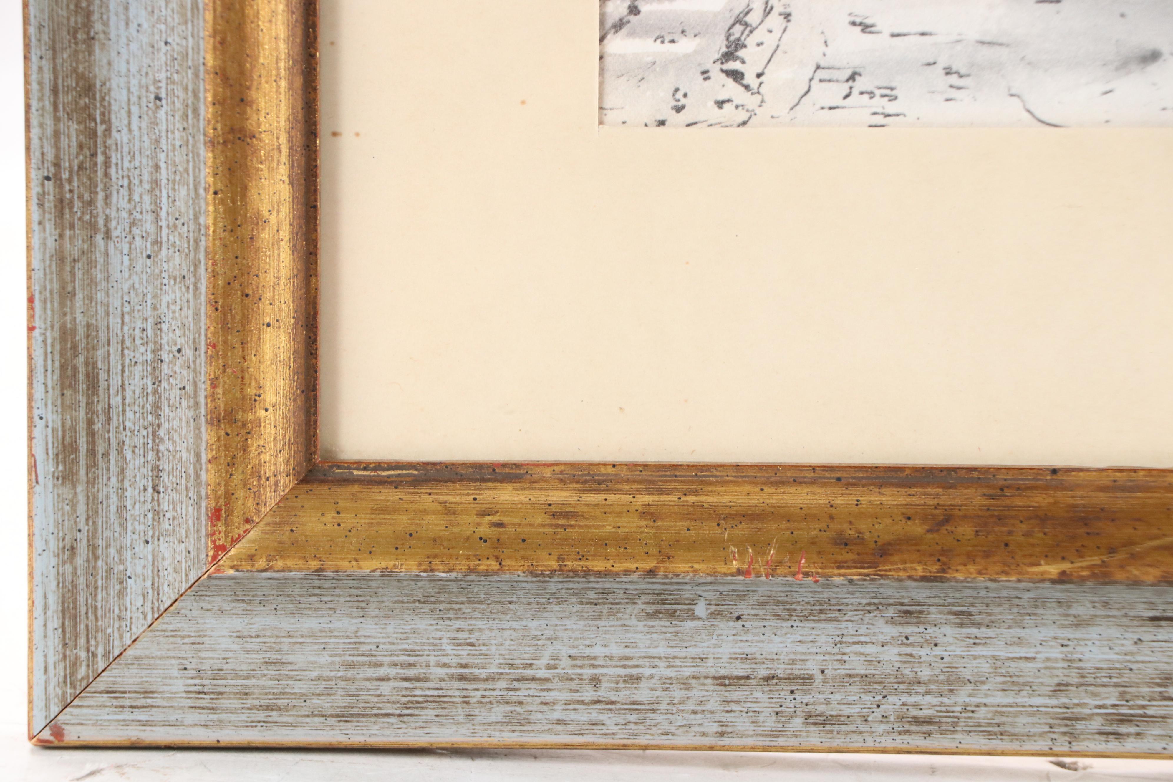 Dutch Canal Watercolor Painting, Featuring the Hoofdtoren of Hoorn