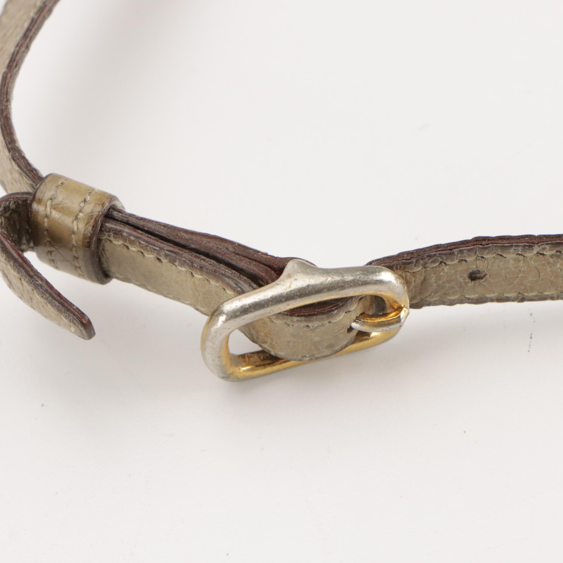 Vintage Ostrich Leather Bifold Wallet, Shoulder Bag  and Two-Way Bag