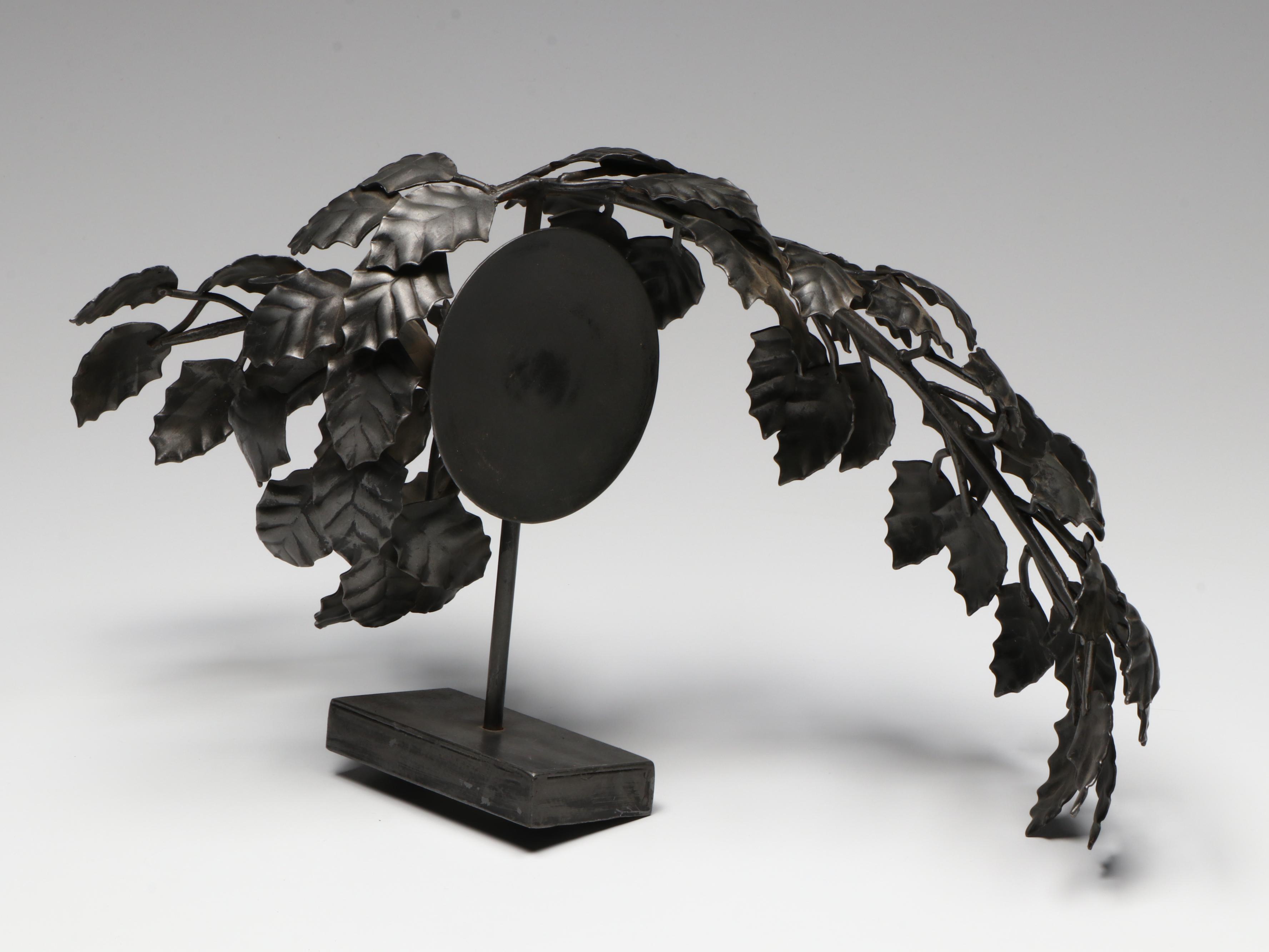 Vining Wrought Metal Candle Wall Sconces