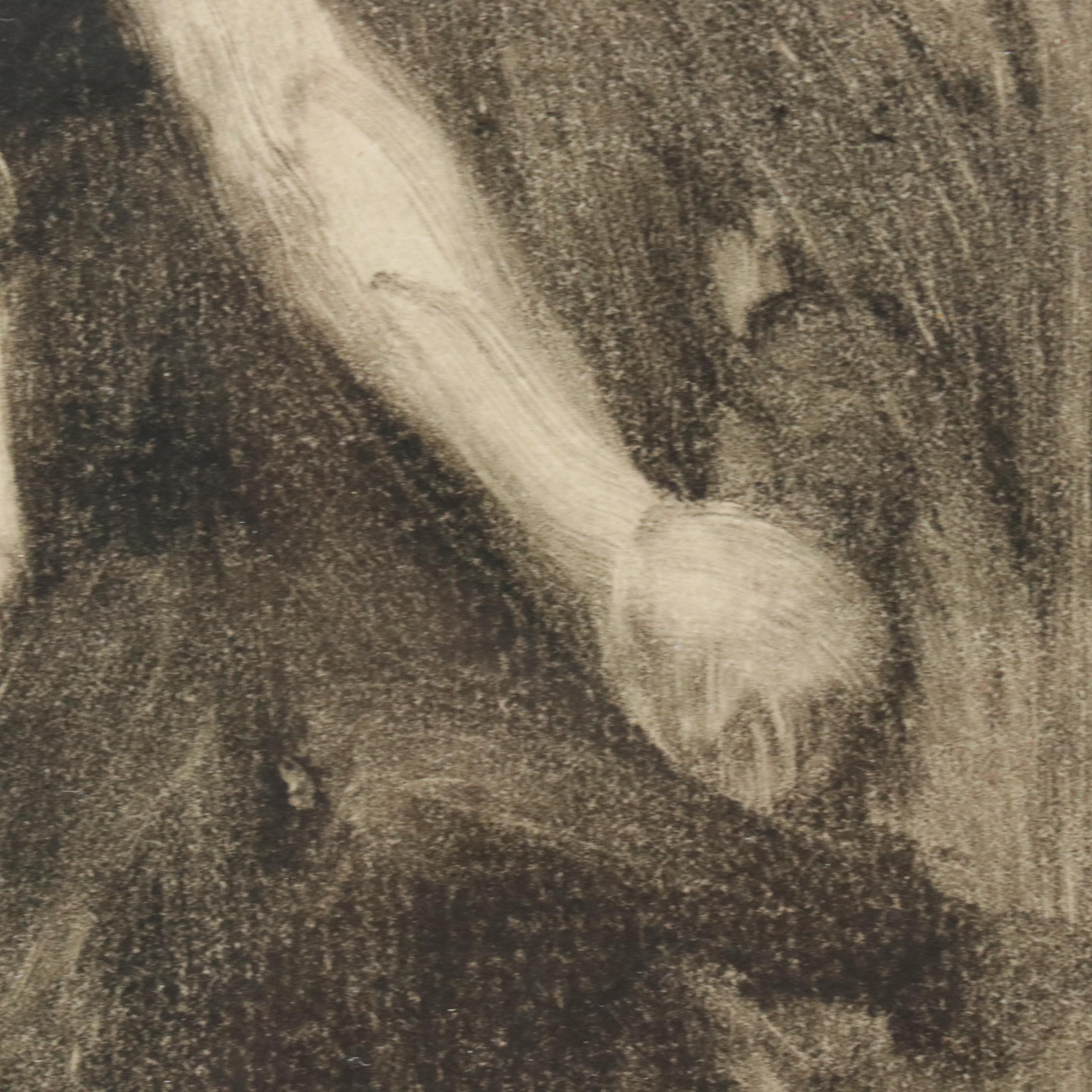 Figural Etching with Aquatint of Female Nude Study