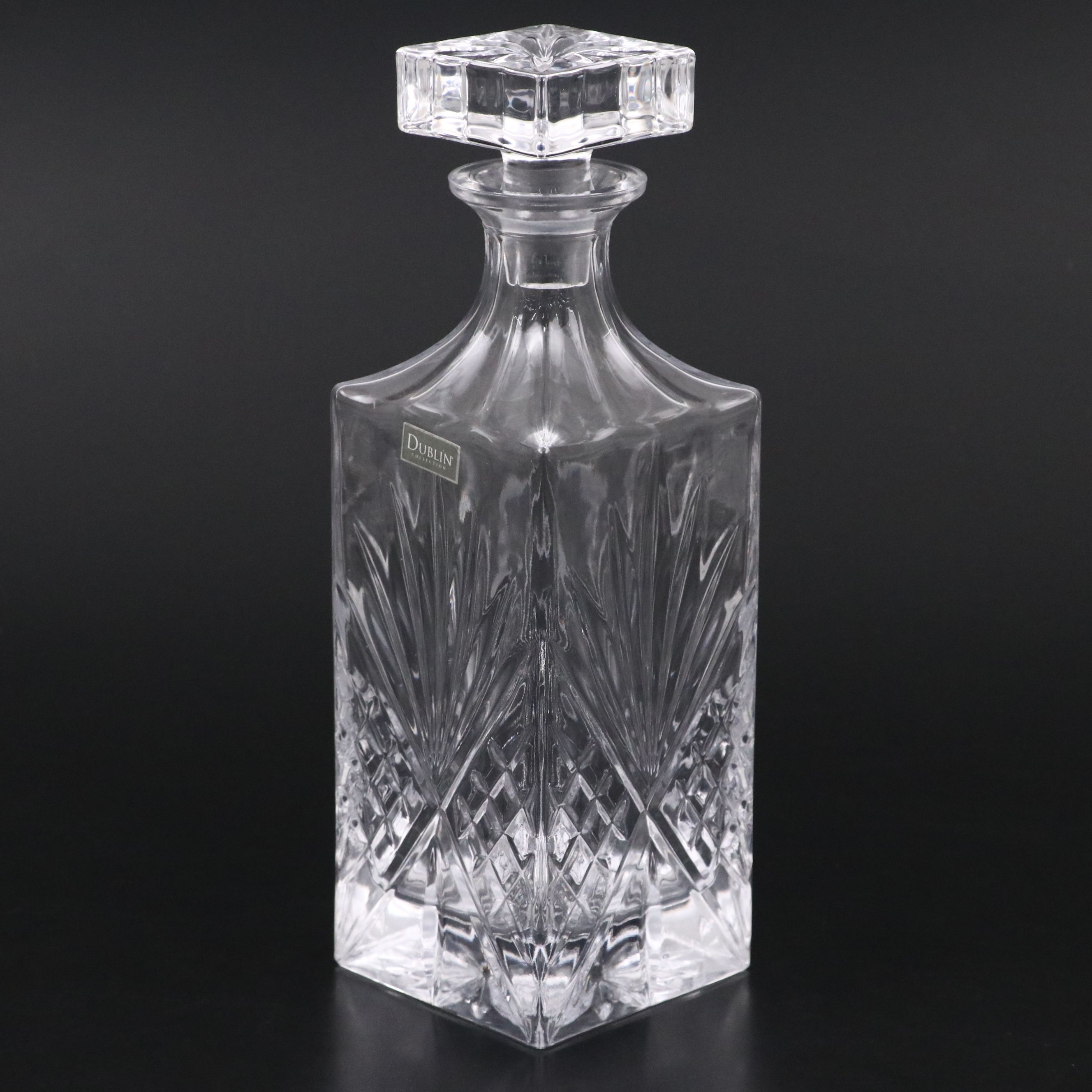 Godinger "Dublin" Crystal Whiskey Decanter Set
