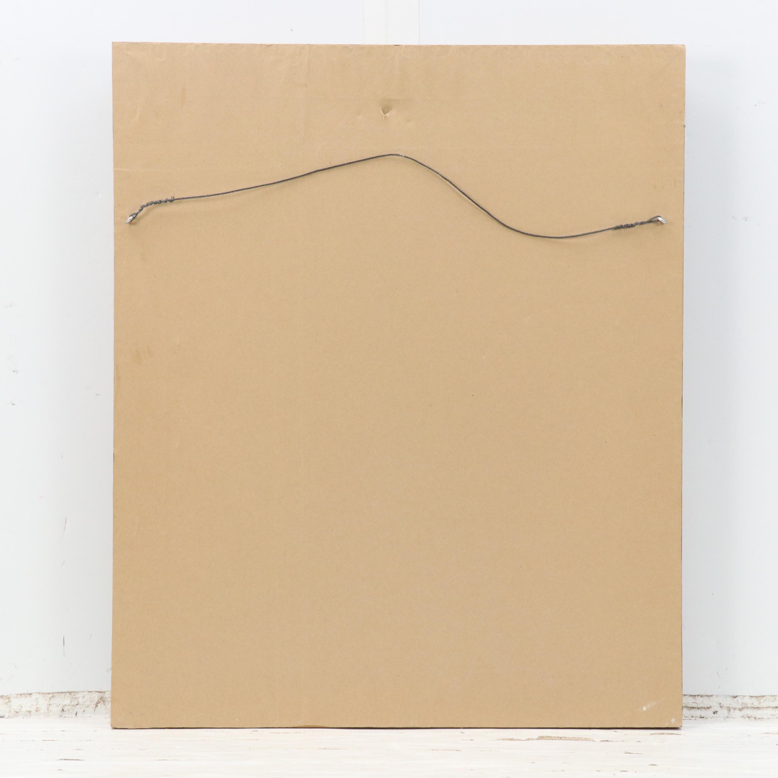 Figural Etching with Aquatint of Female Nude Study