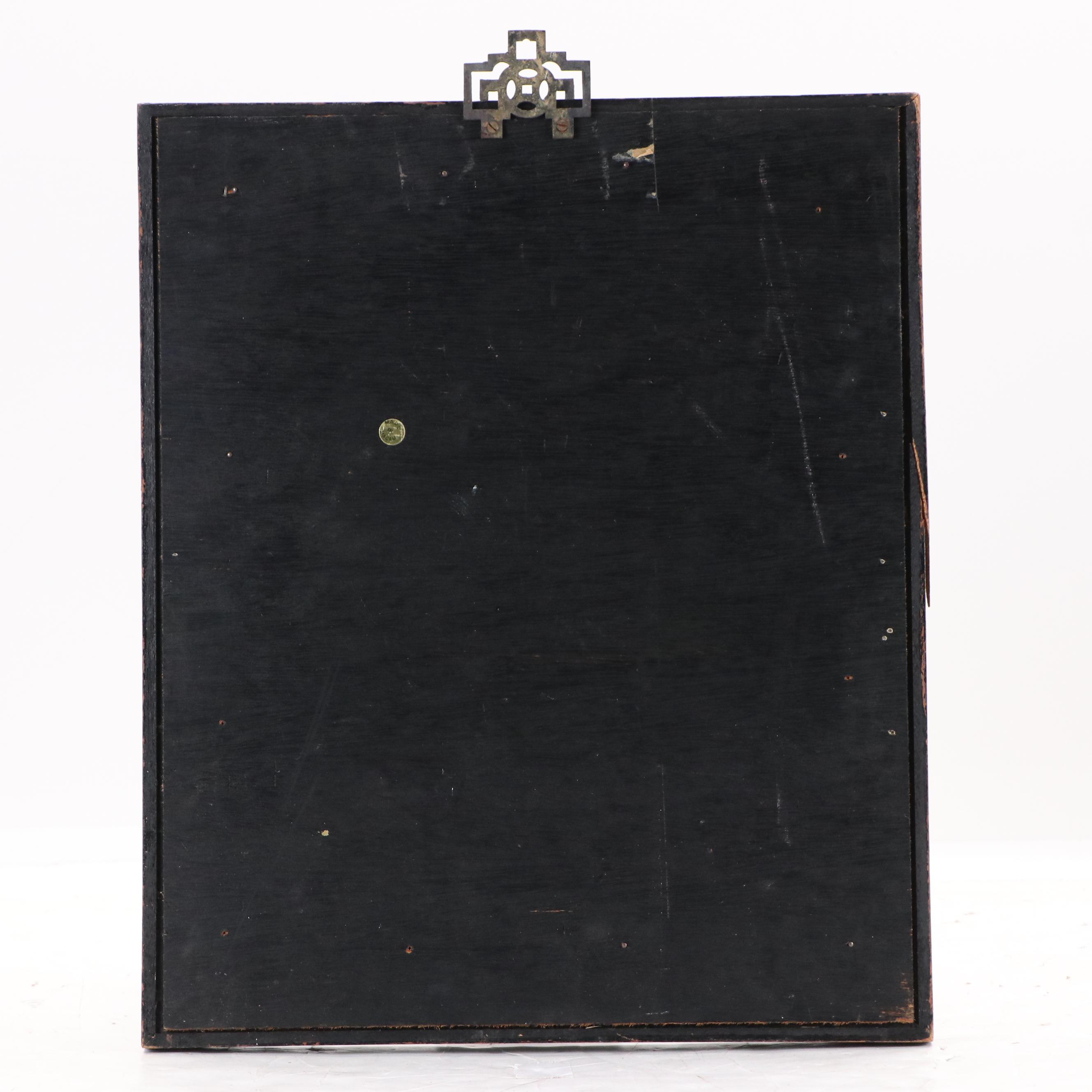 Chinese Hand-Painted Porcelain Battle Plaque