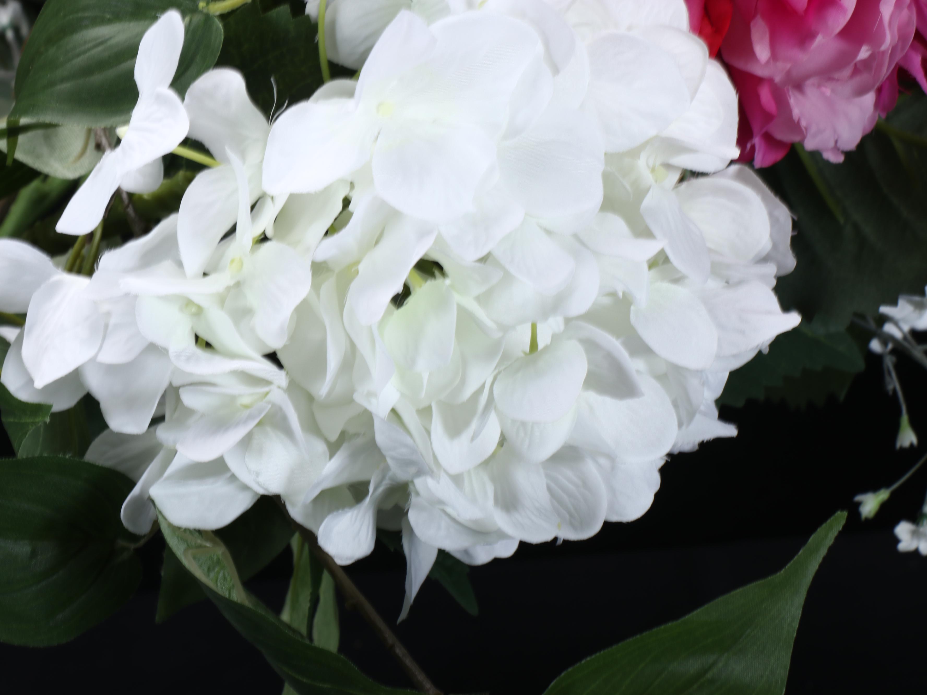 Ceramic Vase with Artificial Flowers