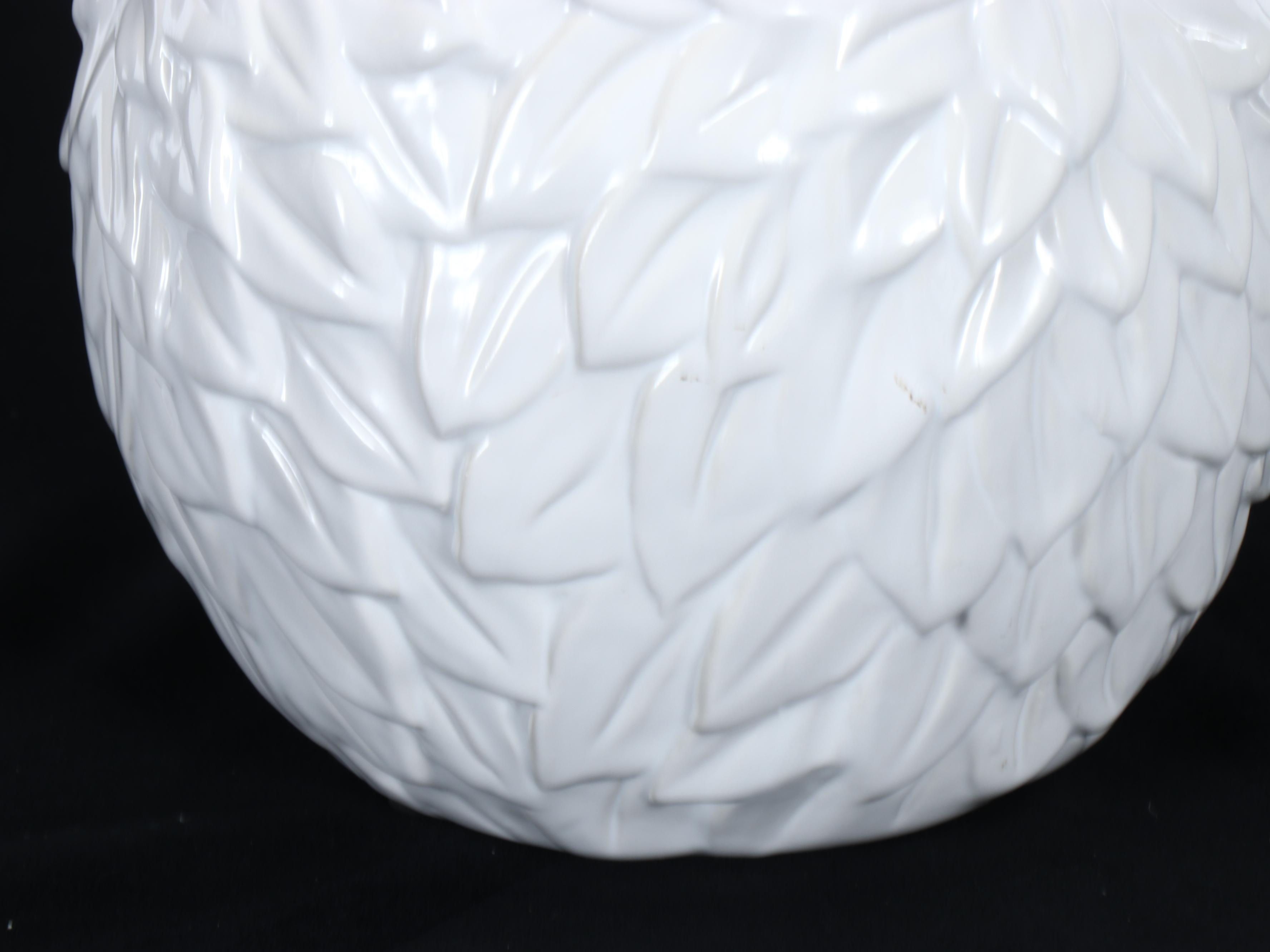 Ceramic Vase with Artificial Flowers