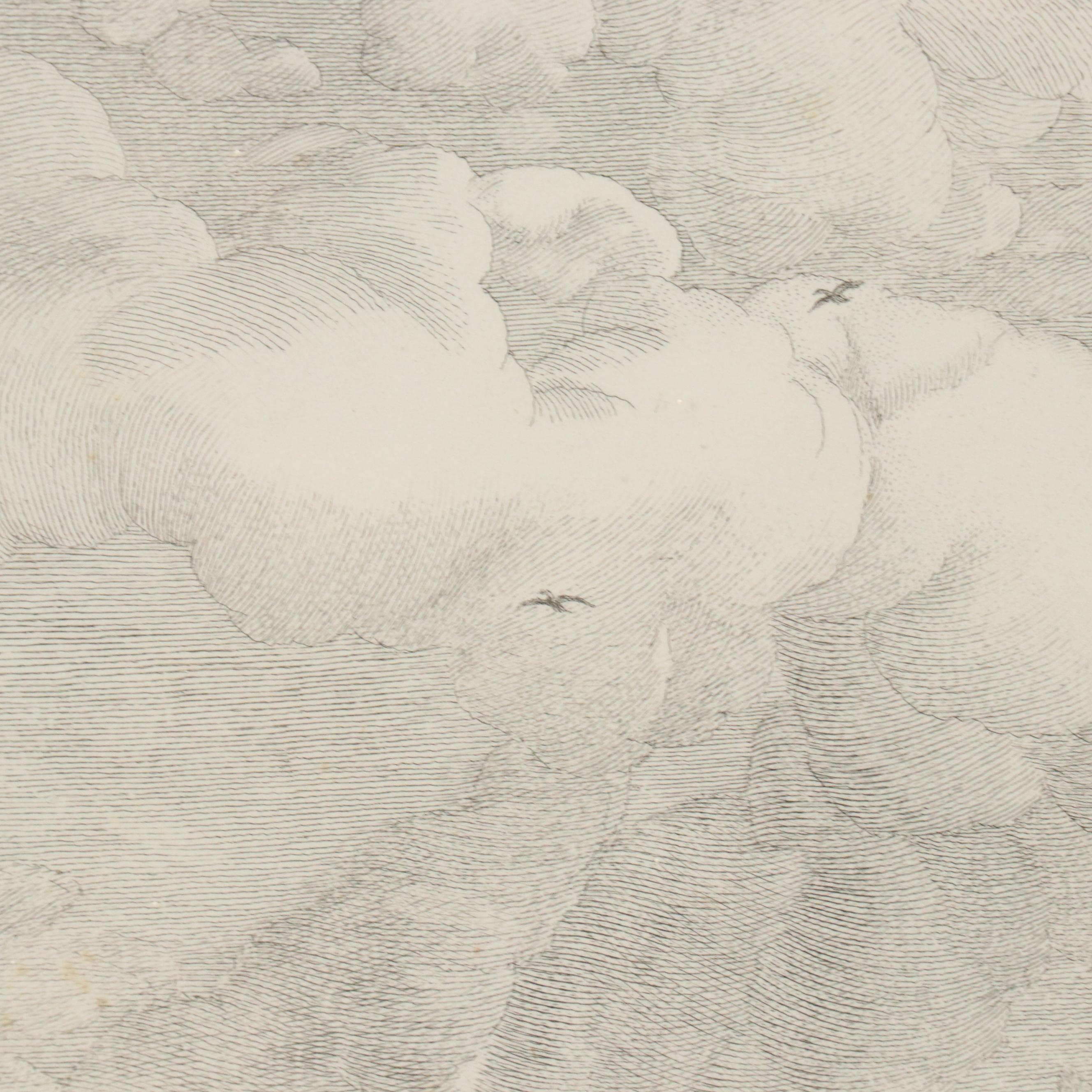 French School Engraving After Philips Wouwerman "Petite Partie de Chasse," 1758